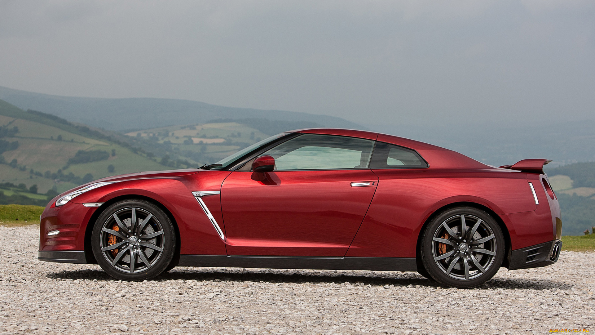 автомобили, nissan, datsun, uk-spec, gt-r, красный, 2014г, r35