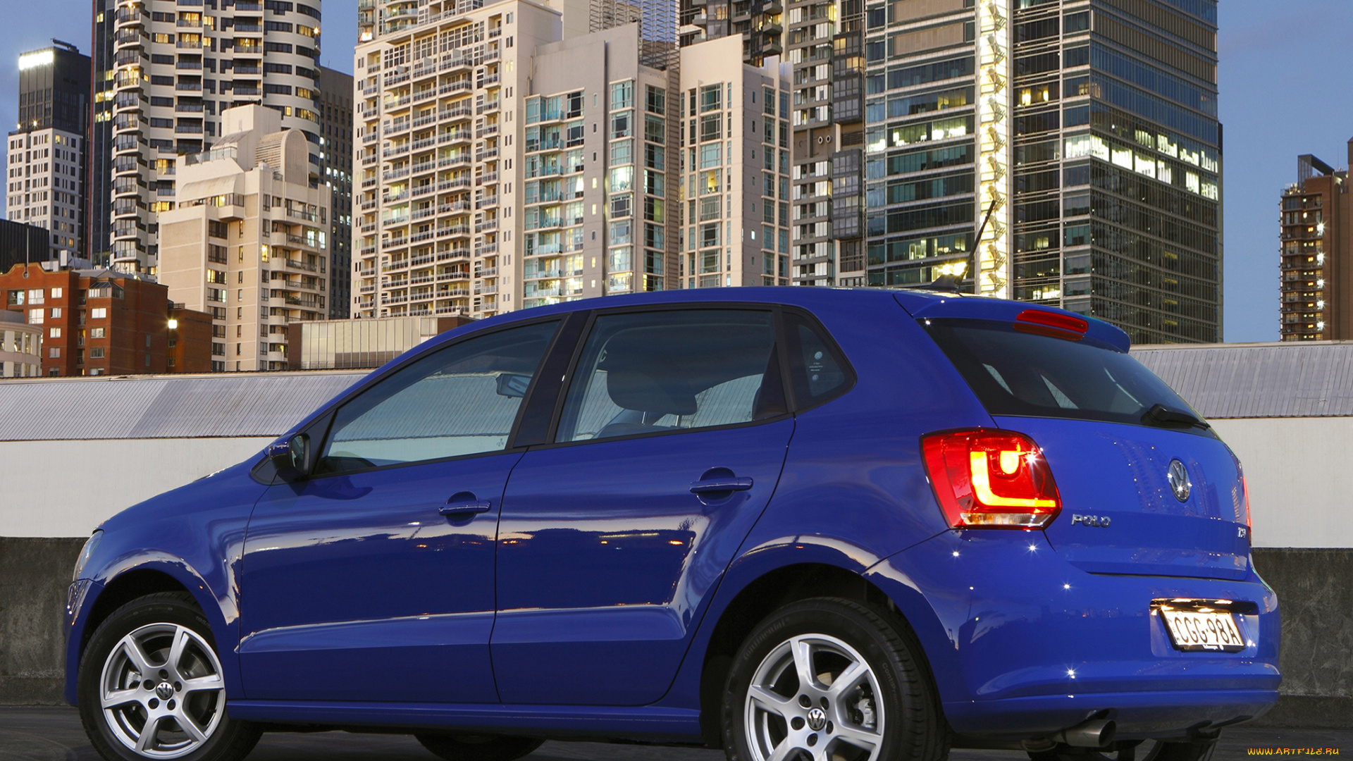 автомобили, volkswagen, au-spec, 5-door, polo, синий, typ, 6r