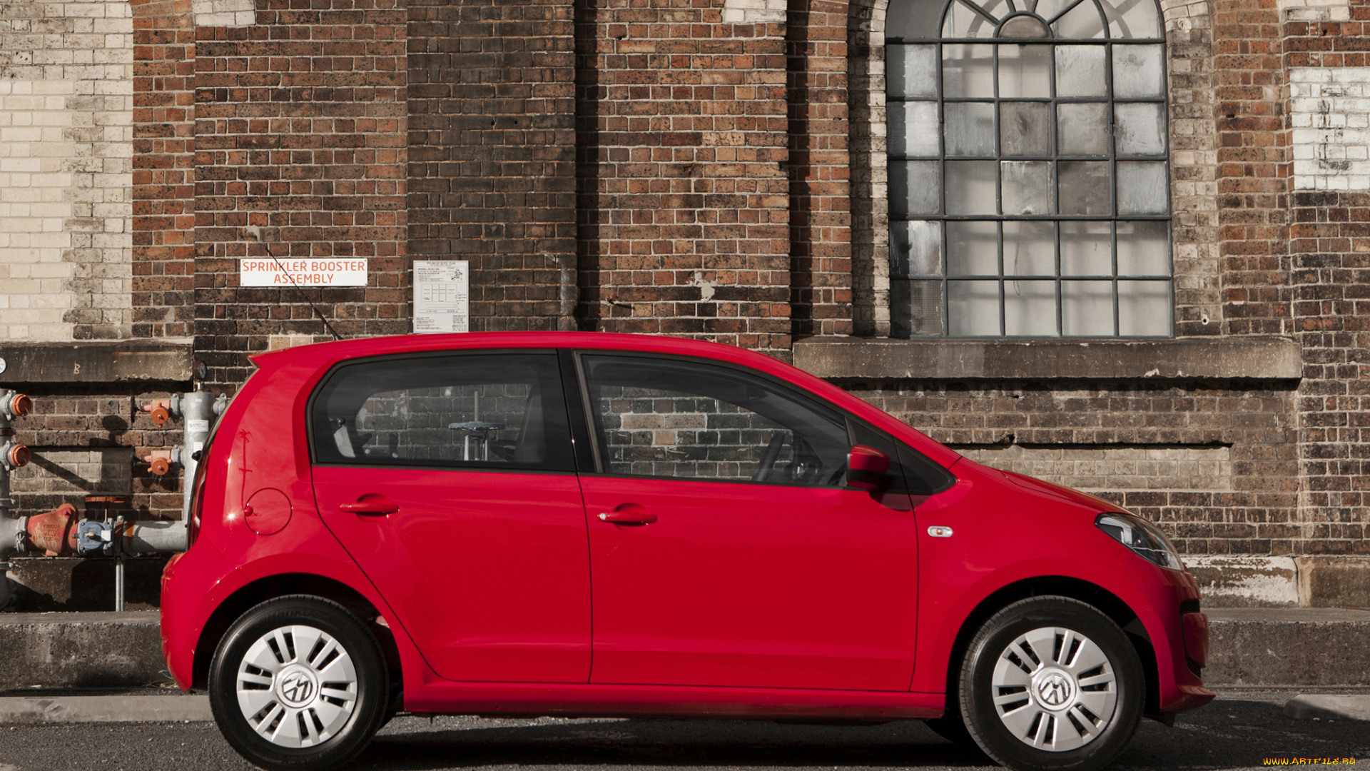 автомобили, volkswagen, красный, au-spec, up, 5-door, 2012г