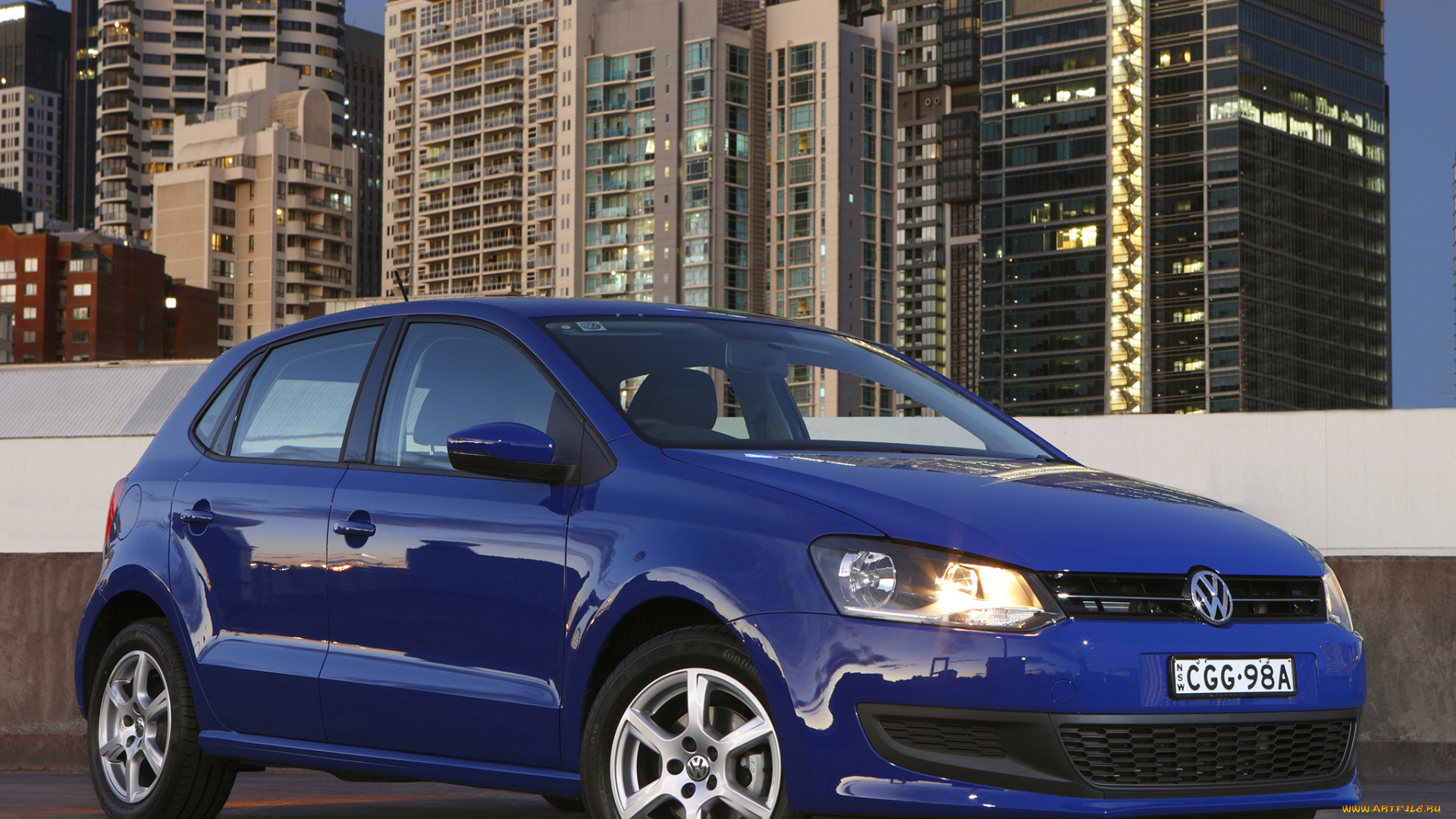 автомобили, volkswagen, polo, синий, typ, 6r, au-spec, 5-door