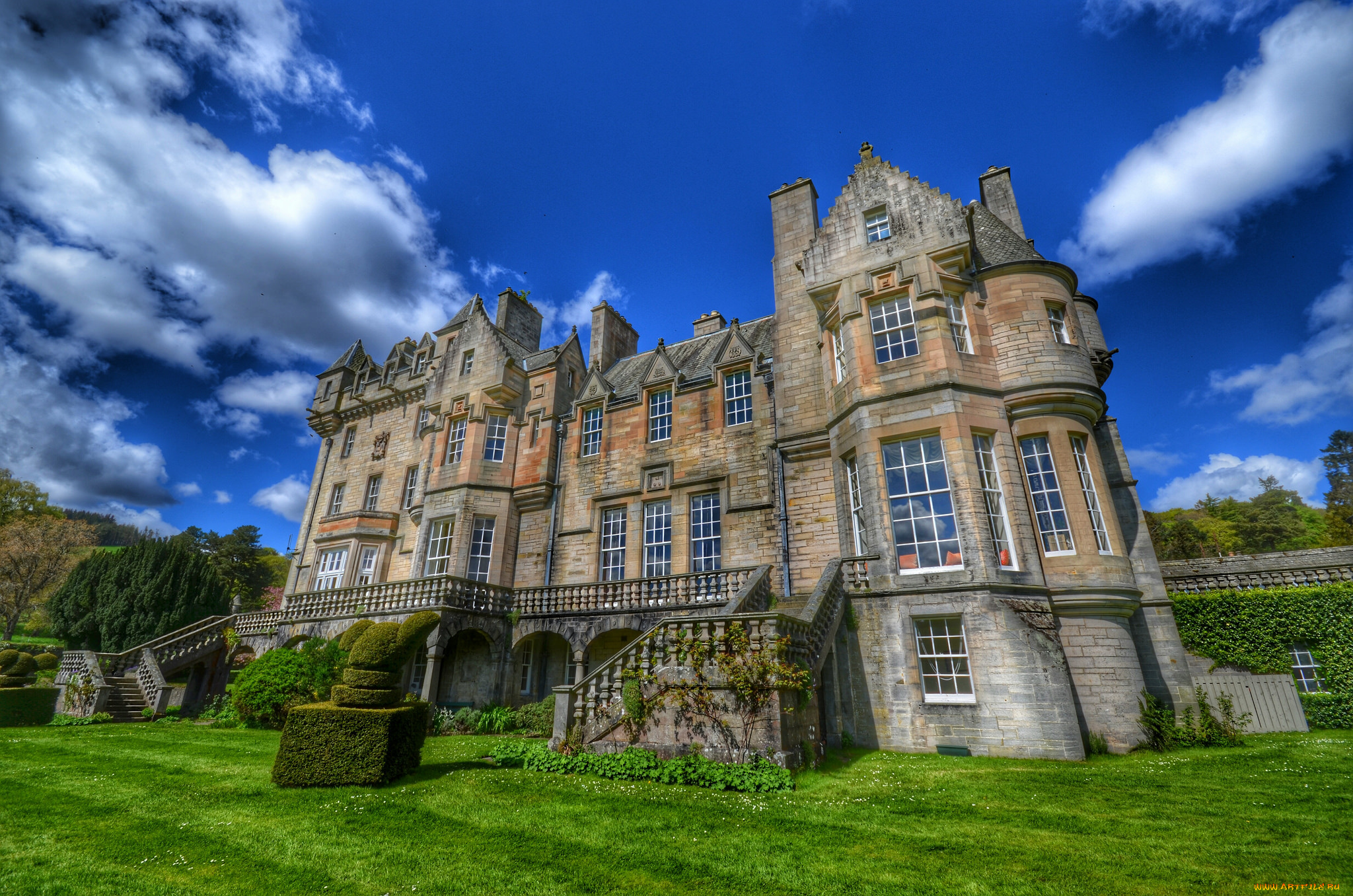 города, -, дворцы, , замки, , крепости, замок, парк