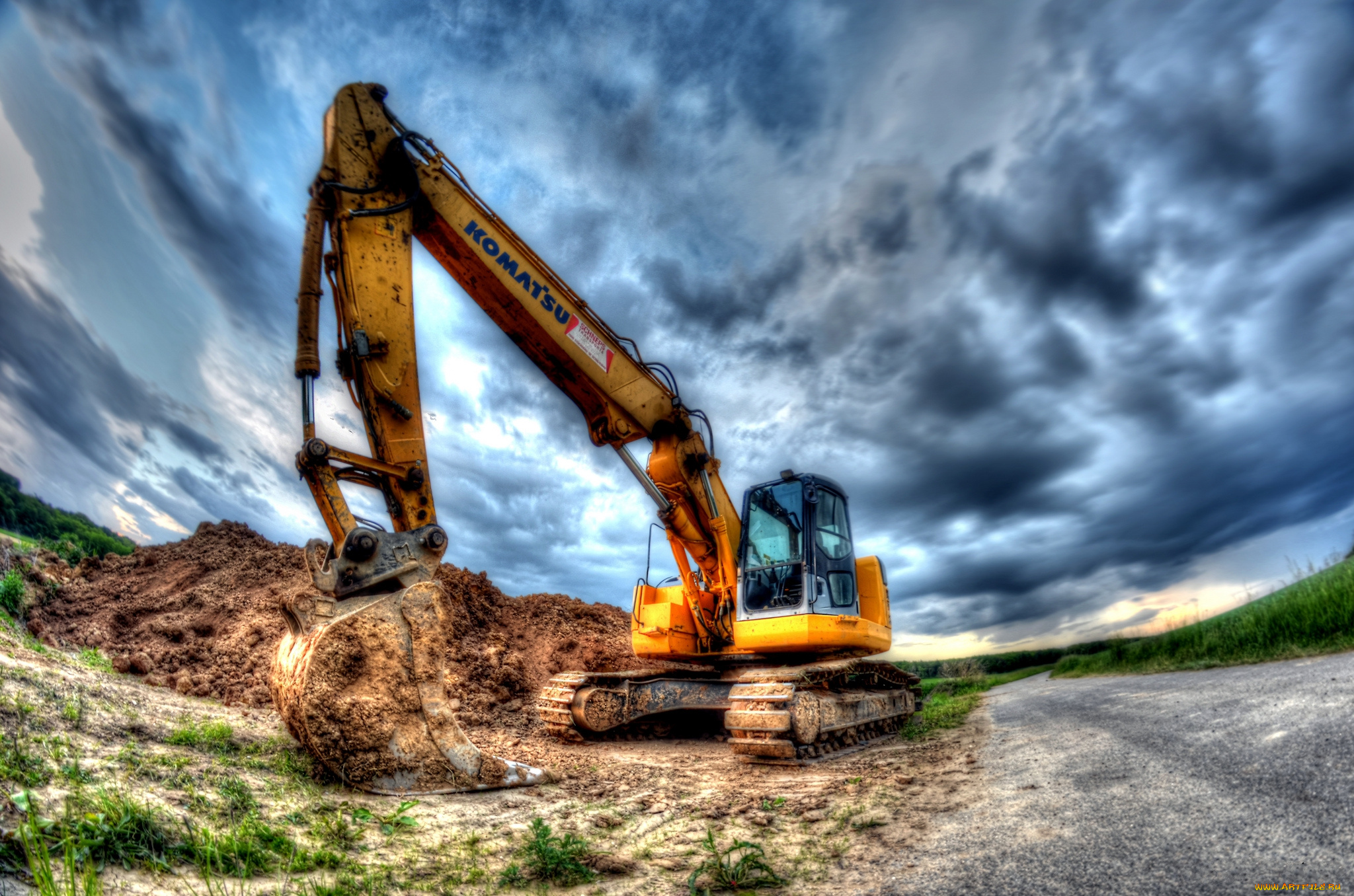 техника, экскаваторы, экскаватор, гусеничный, самоходный