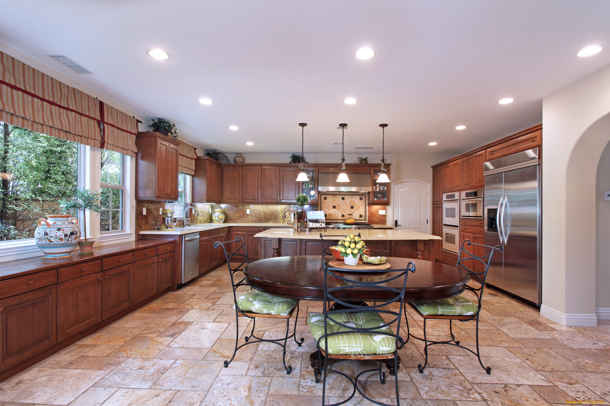 интерьер, кухня, дизайн, стиль, уют