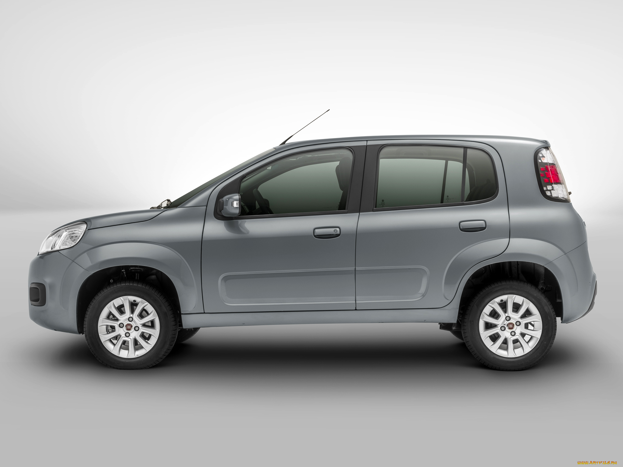 автомобили, fiat, 2014г, серый, attractive, uno