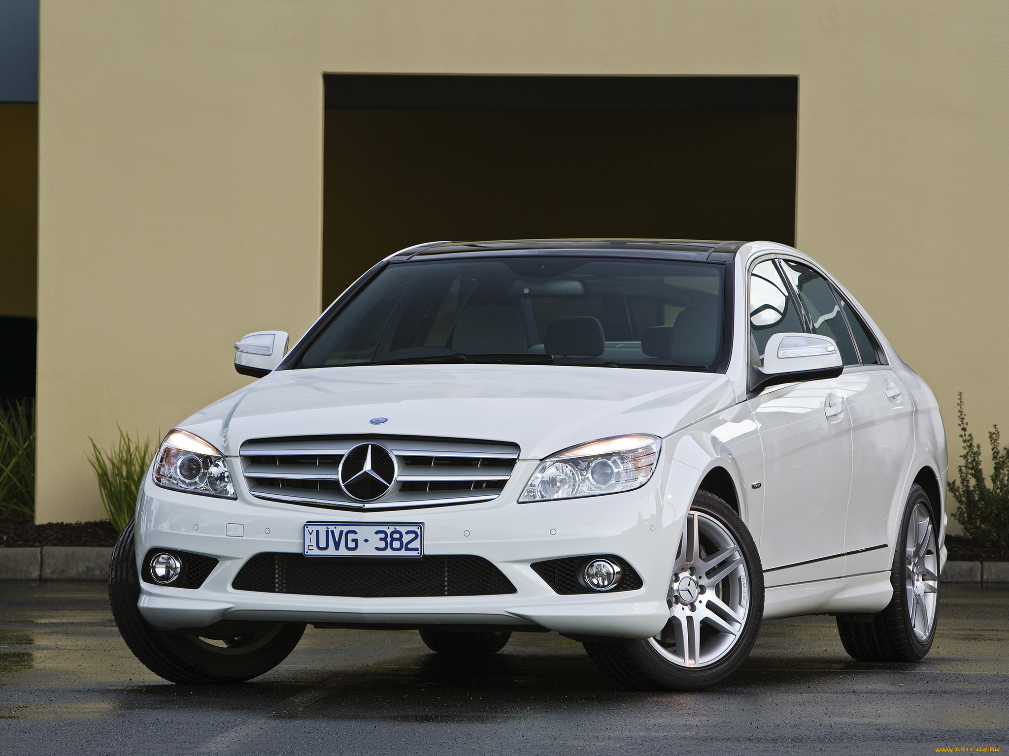 автомобили, mercedes-benz, c, 280, светлый, w204, au-spec, sport