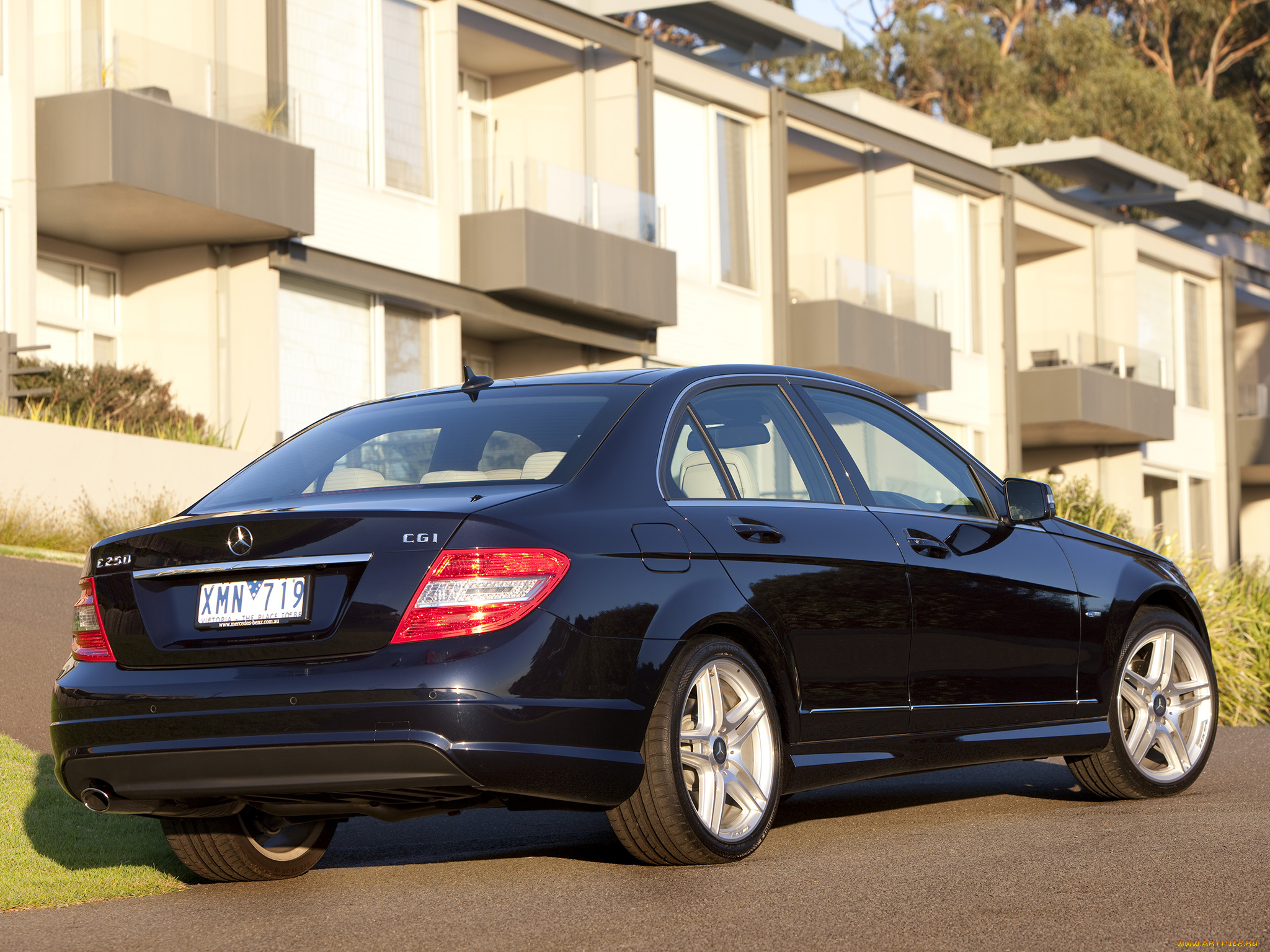 автомобили, mercedes-benz, cgi, темный, c, 250, w204, au-spec