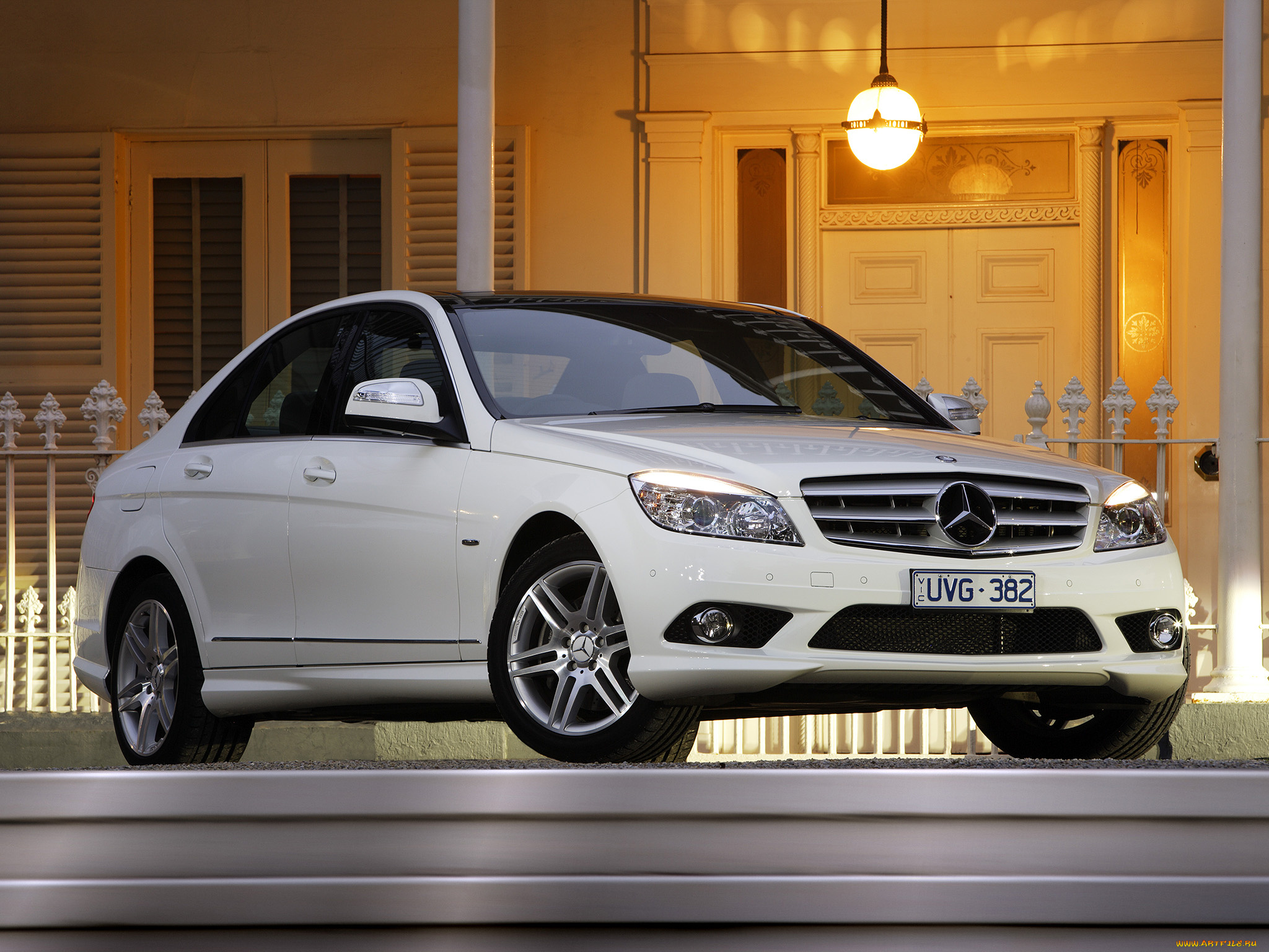 автомобили, mercedes-benz, w204, светлый, au-spec, sport, c, 280