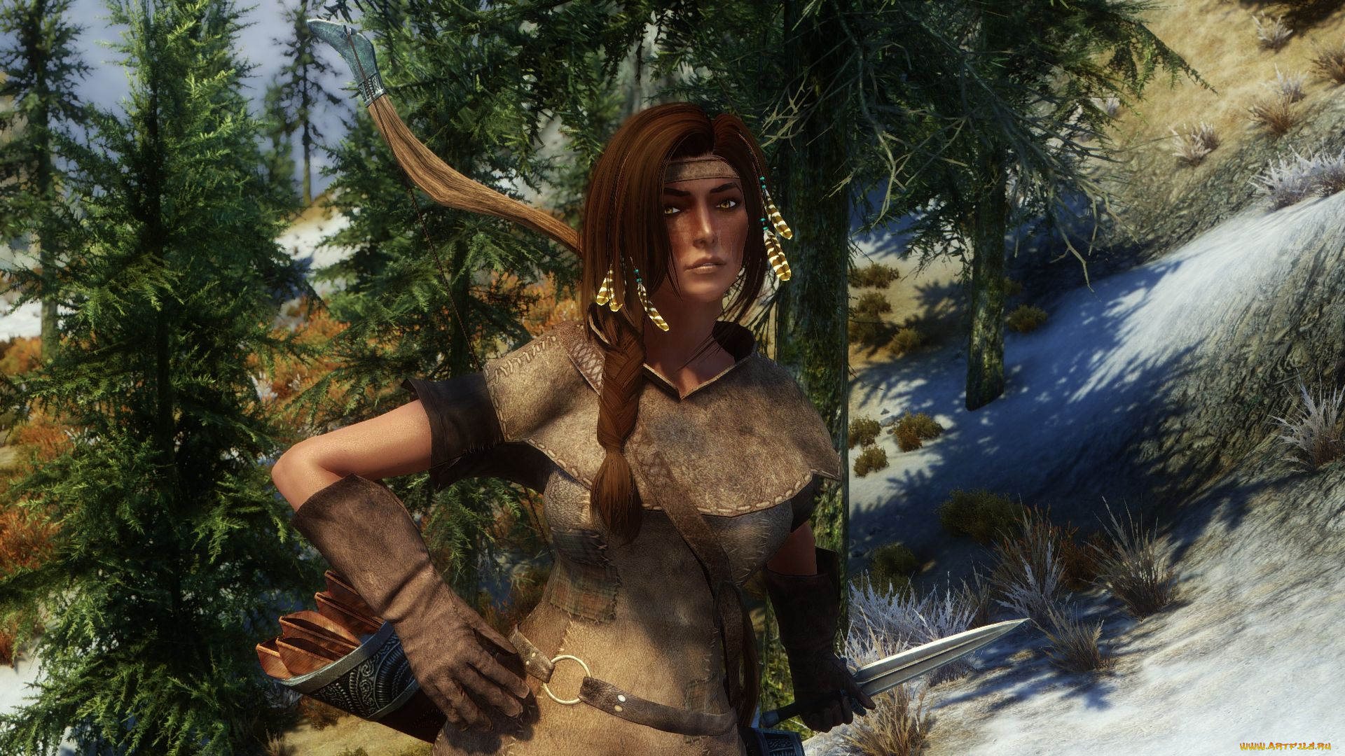 3д, графика, амазонки, , amazon, фон, оружие, взгляд, девушка