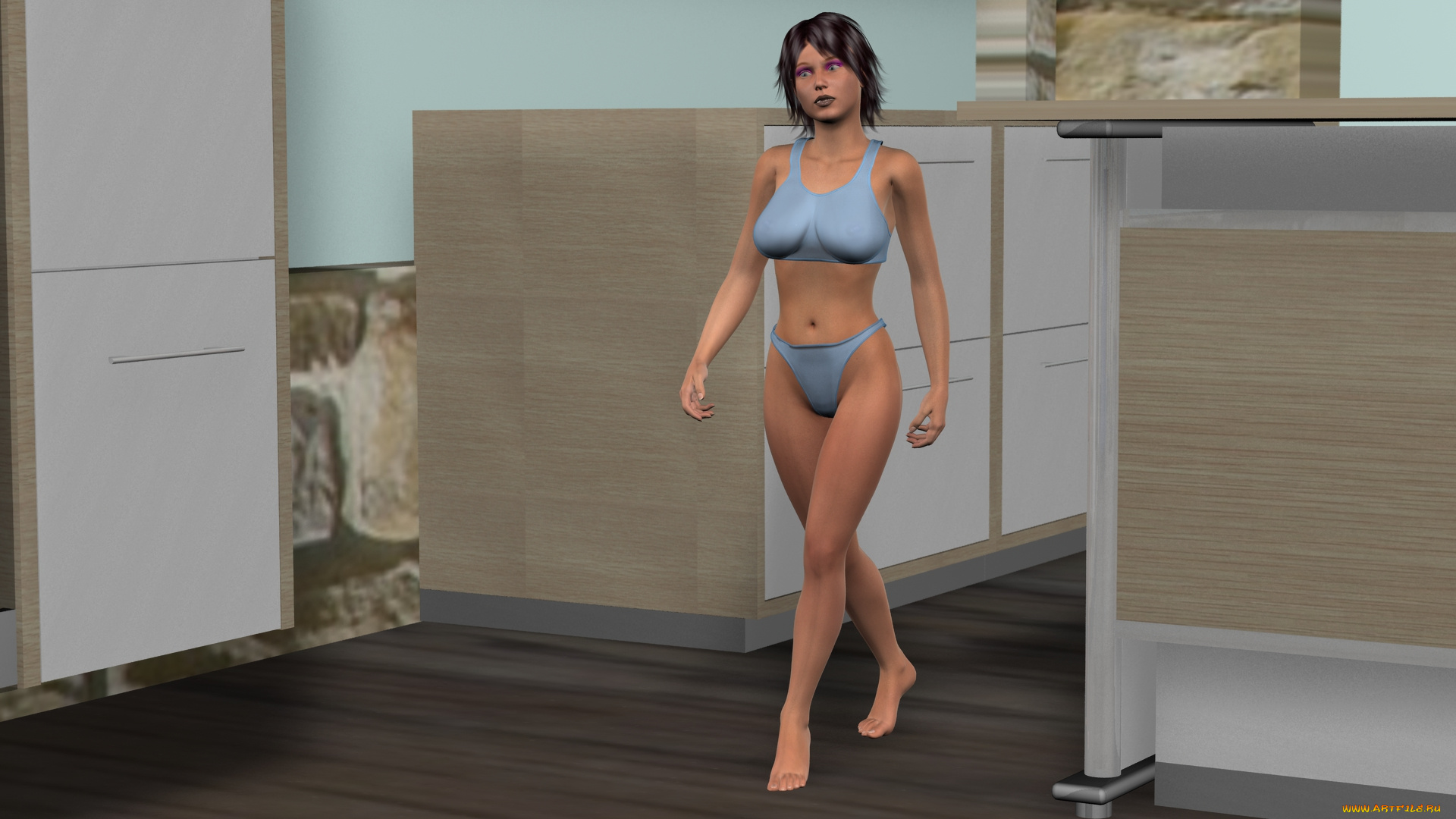 3д, графика, люди, , people, взгляд, девушка, фон