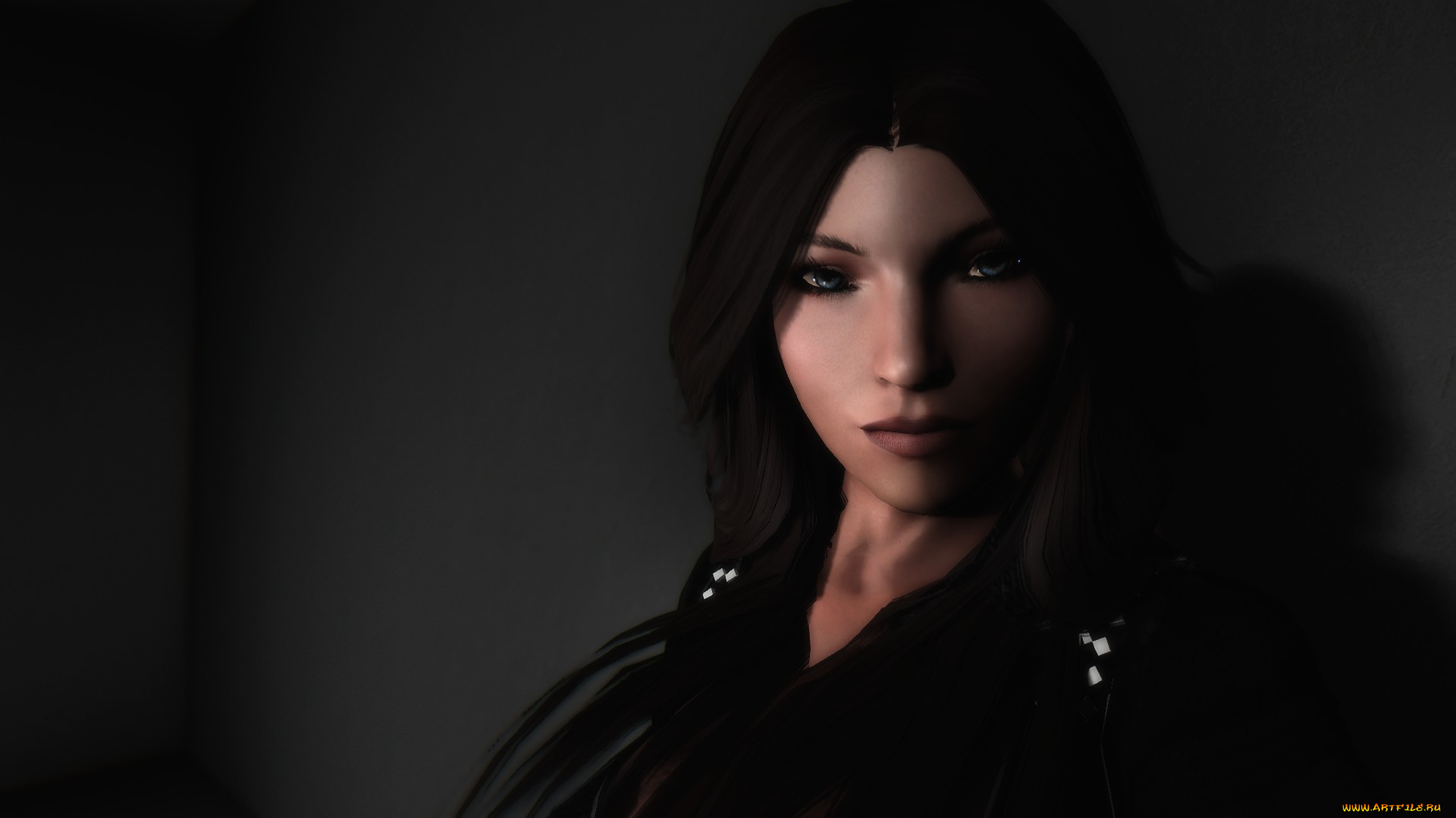 3д, графика, портрет, , portraits, девушка, взгляд, фон