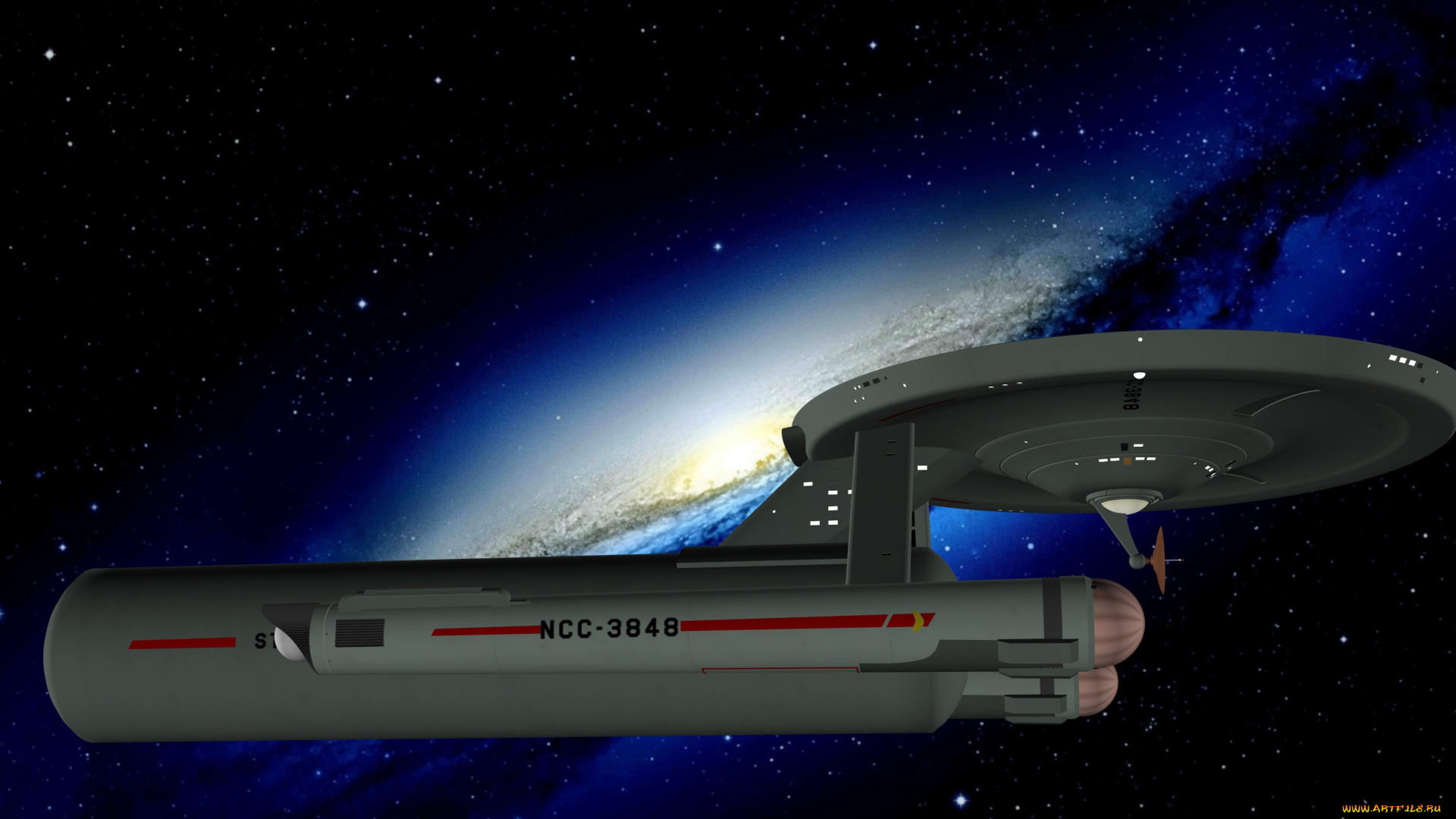 космос, арт, вселенная, полет, космический, корабль