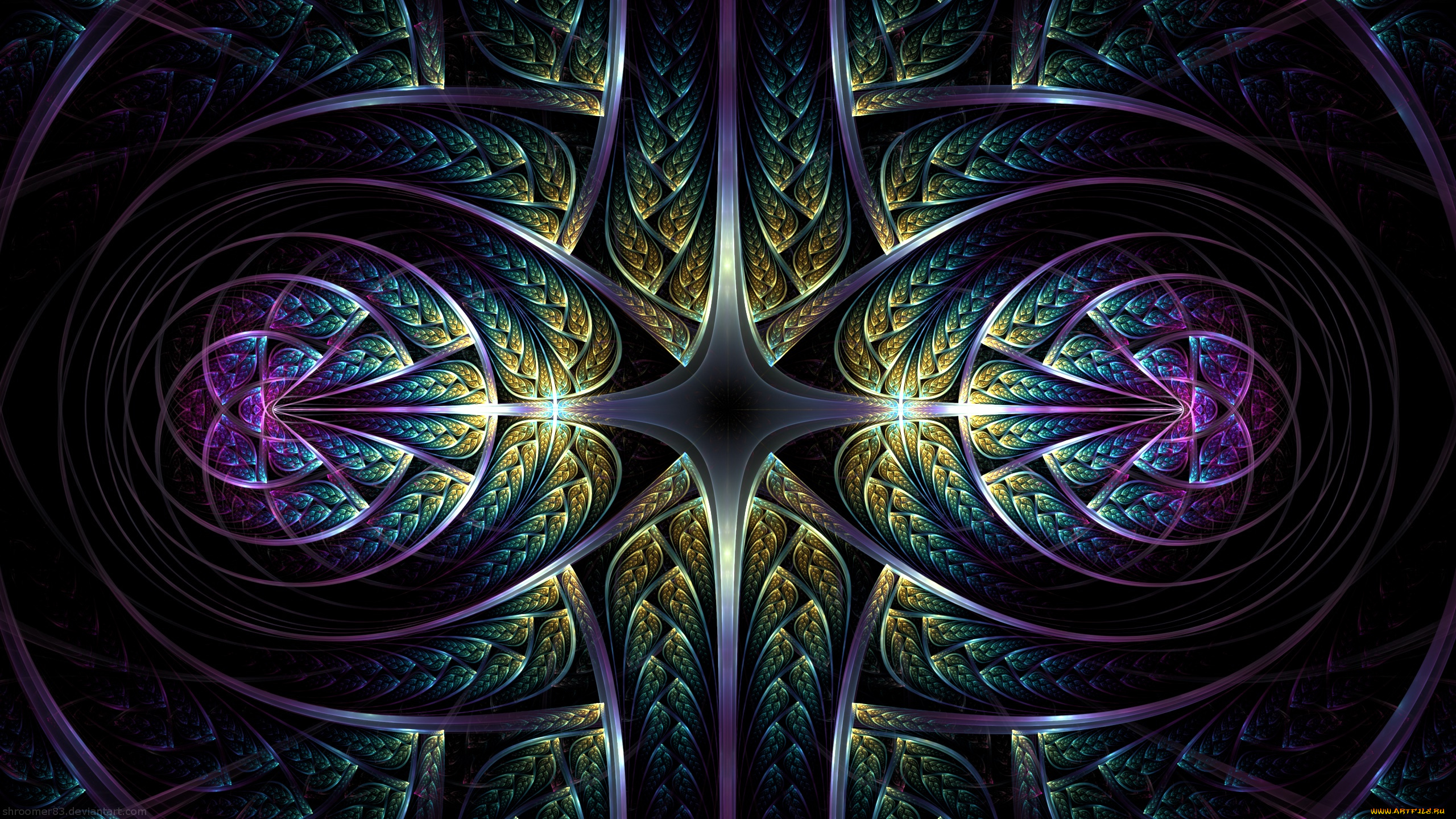 3д, графика, фракталы, , fractal, узор, фон, цвета