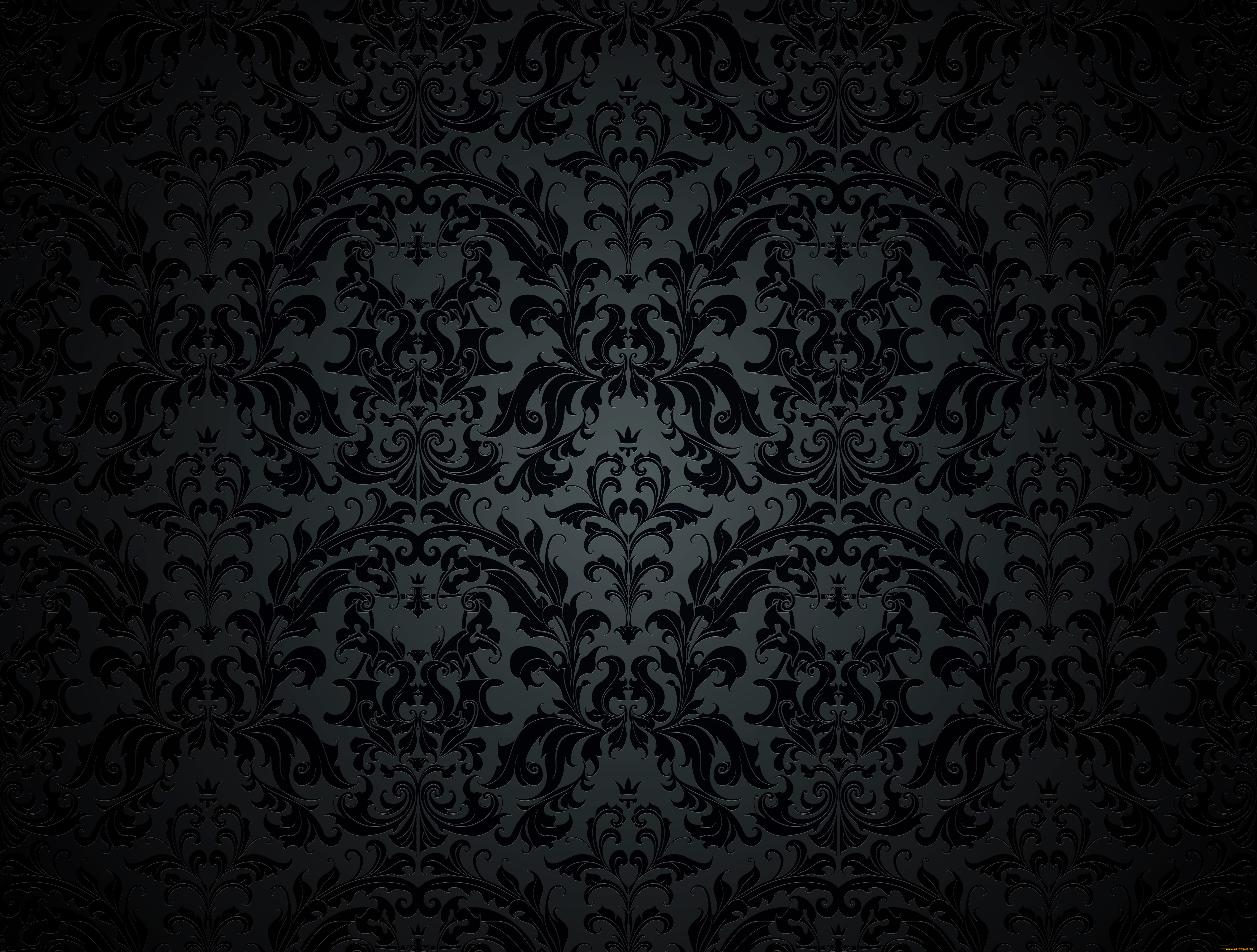 3д, графика, текстуры, , , textures, black, dark, vintage, pattern, gradient, vector, texture, background, винтаж, ретро, узор, орнамент