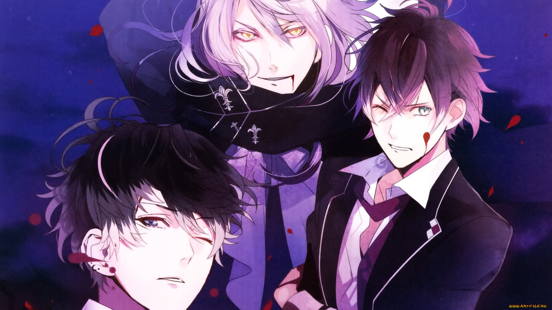 аниме, diabolik, lovers, парни