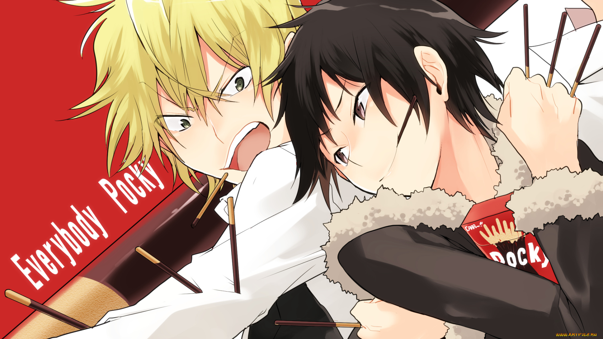 аниме, durarara, парни