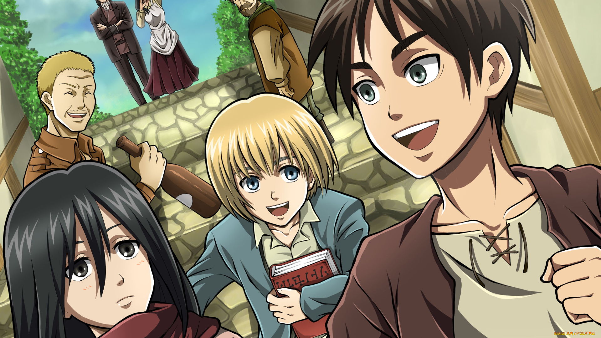 аниме, shingeki, no, kyojin, shingeki, no, kyojin