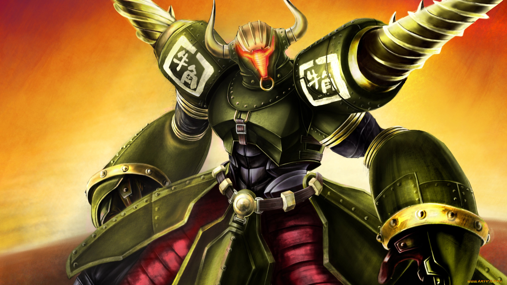 аниме, tiger, and, bunny, бизон