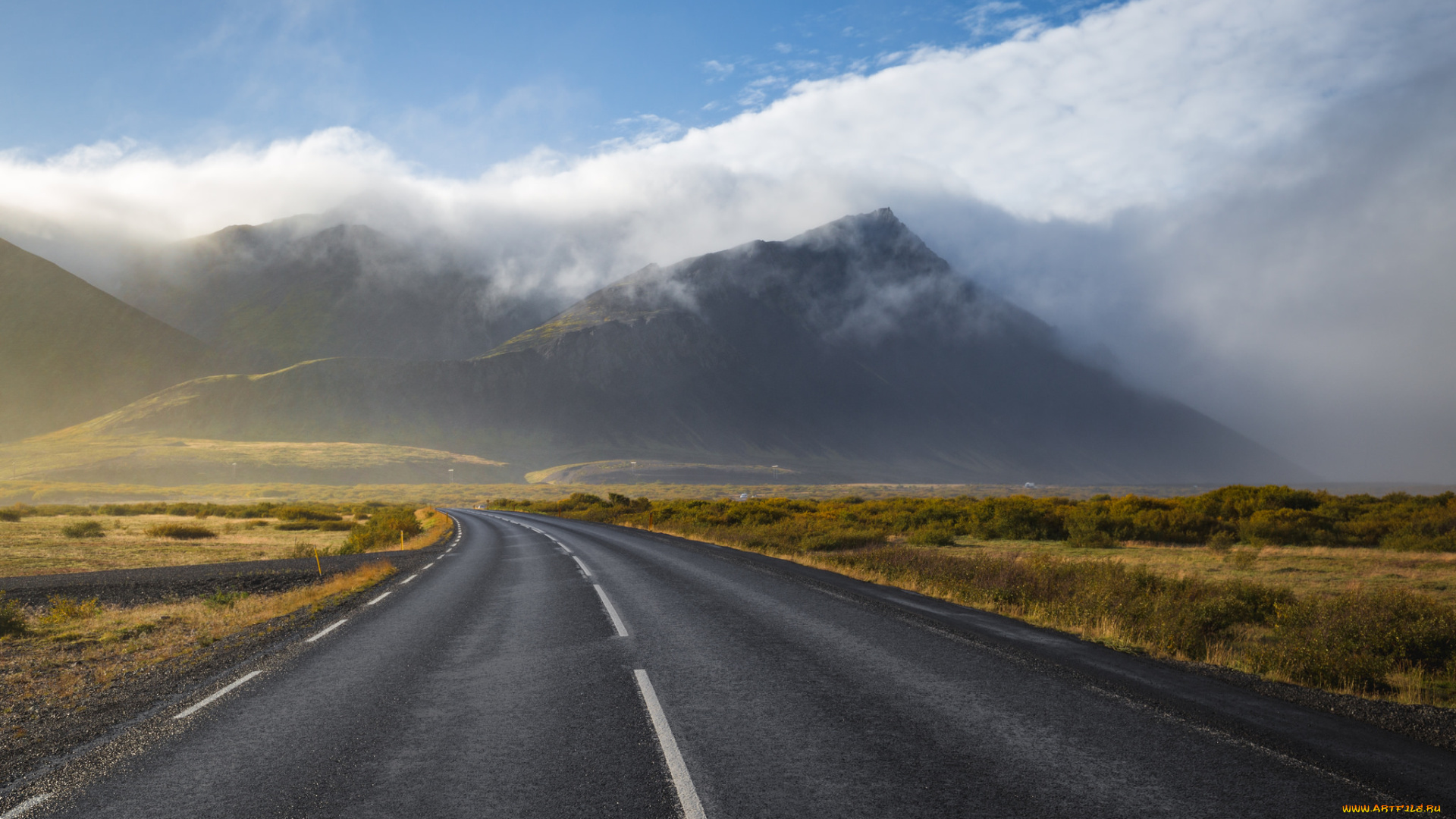 природа, дороги, дорога