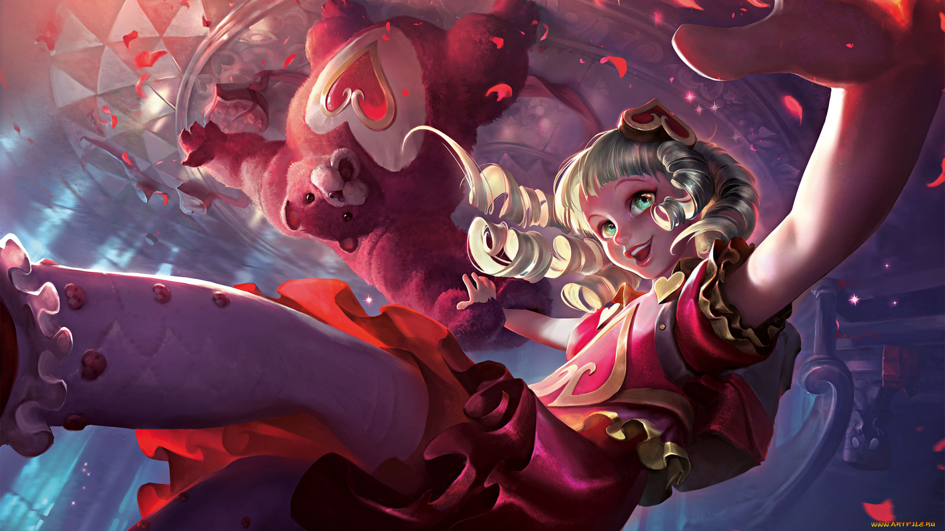 видео, игры, league, of, legends, annie, hastur, tibbers