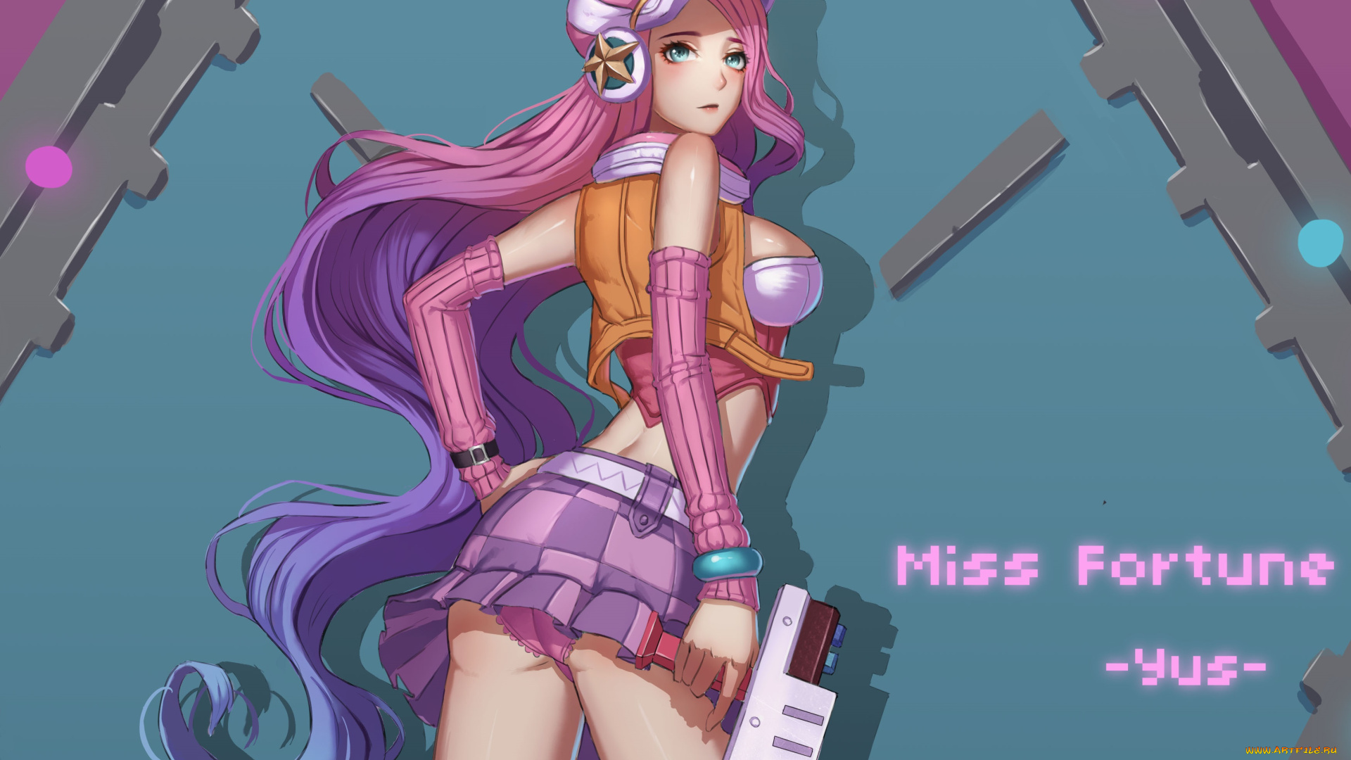 видео, игры, league, of, legends, miss, fortune