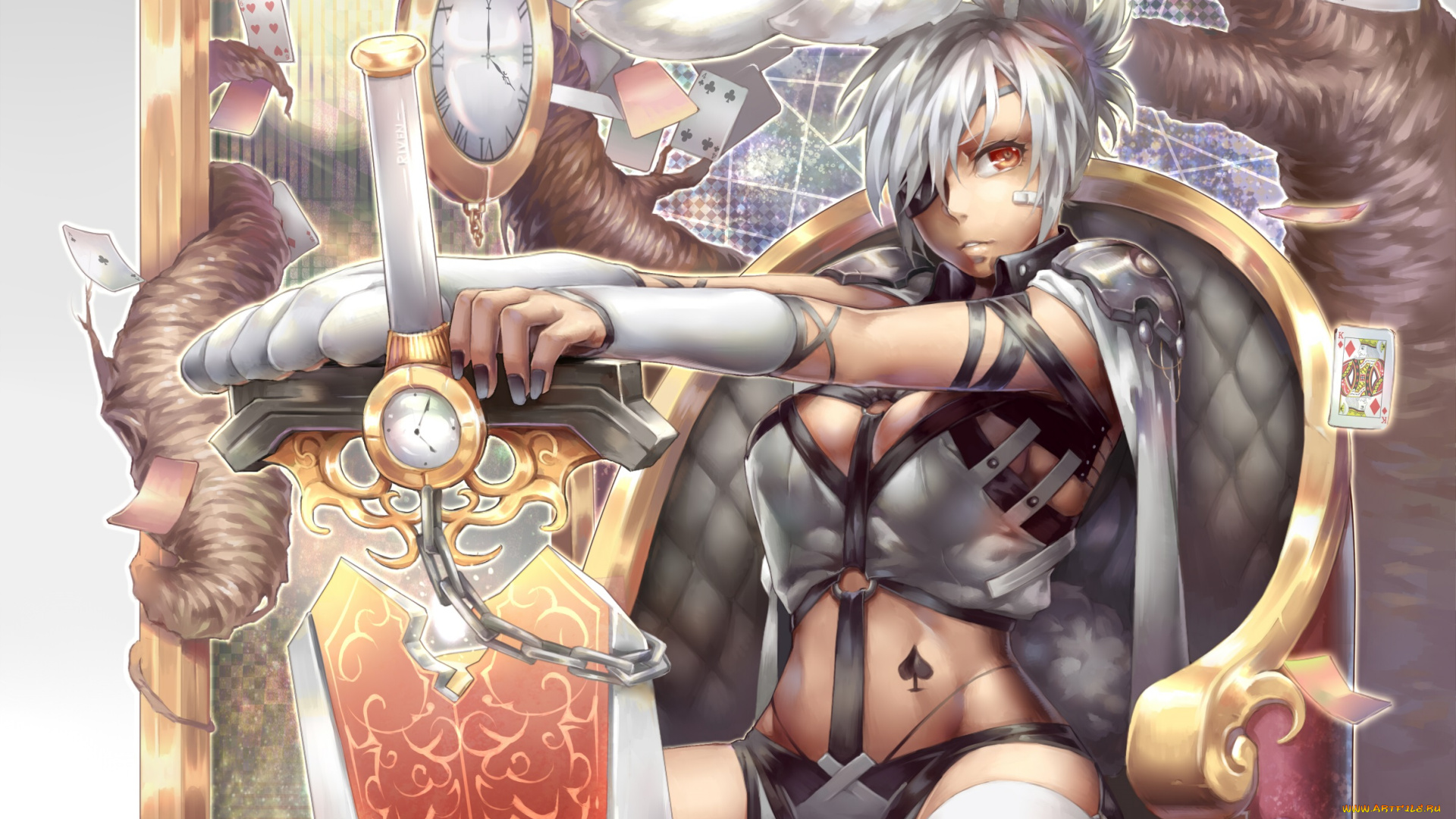 видео, игры, league, of, legends, riven