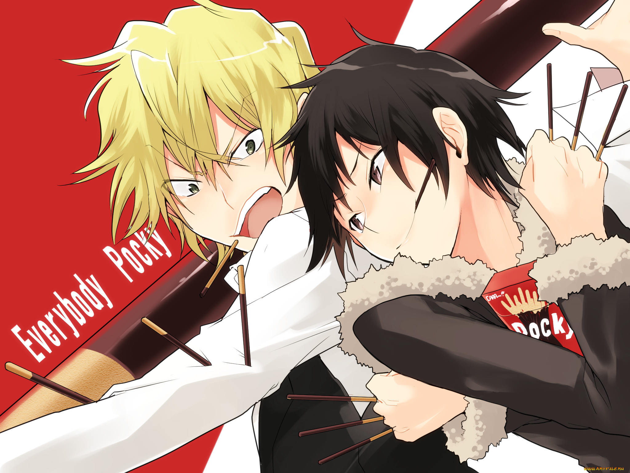 аниме, durarara, парни