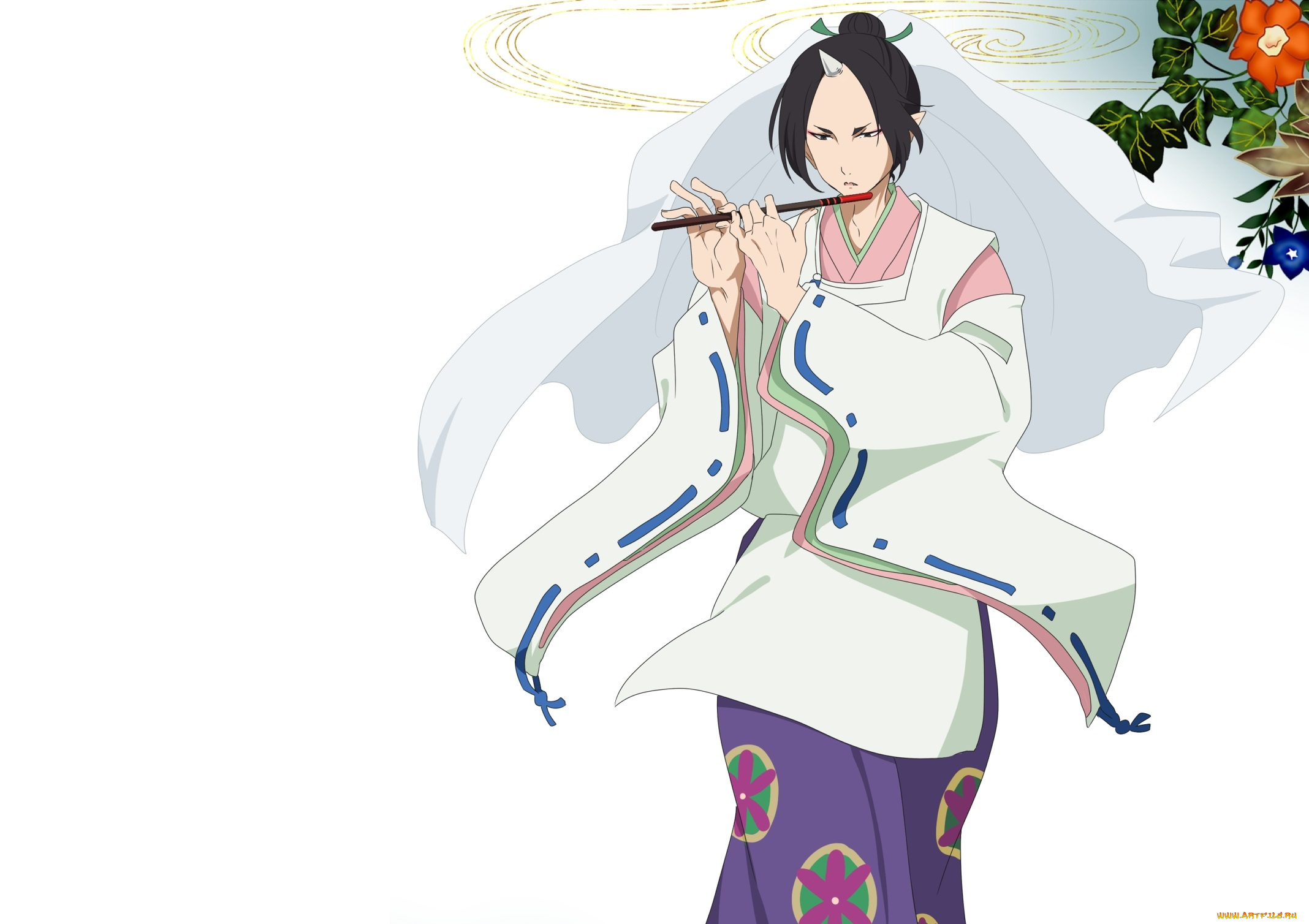 аниме, hoozuki, no, reitetsu, hoozuki