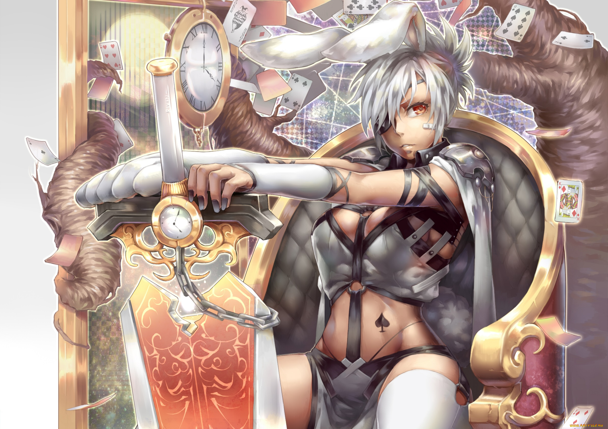 видео, игры, league, of, legends, riven