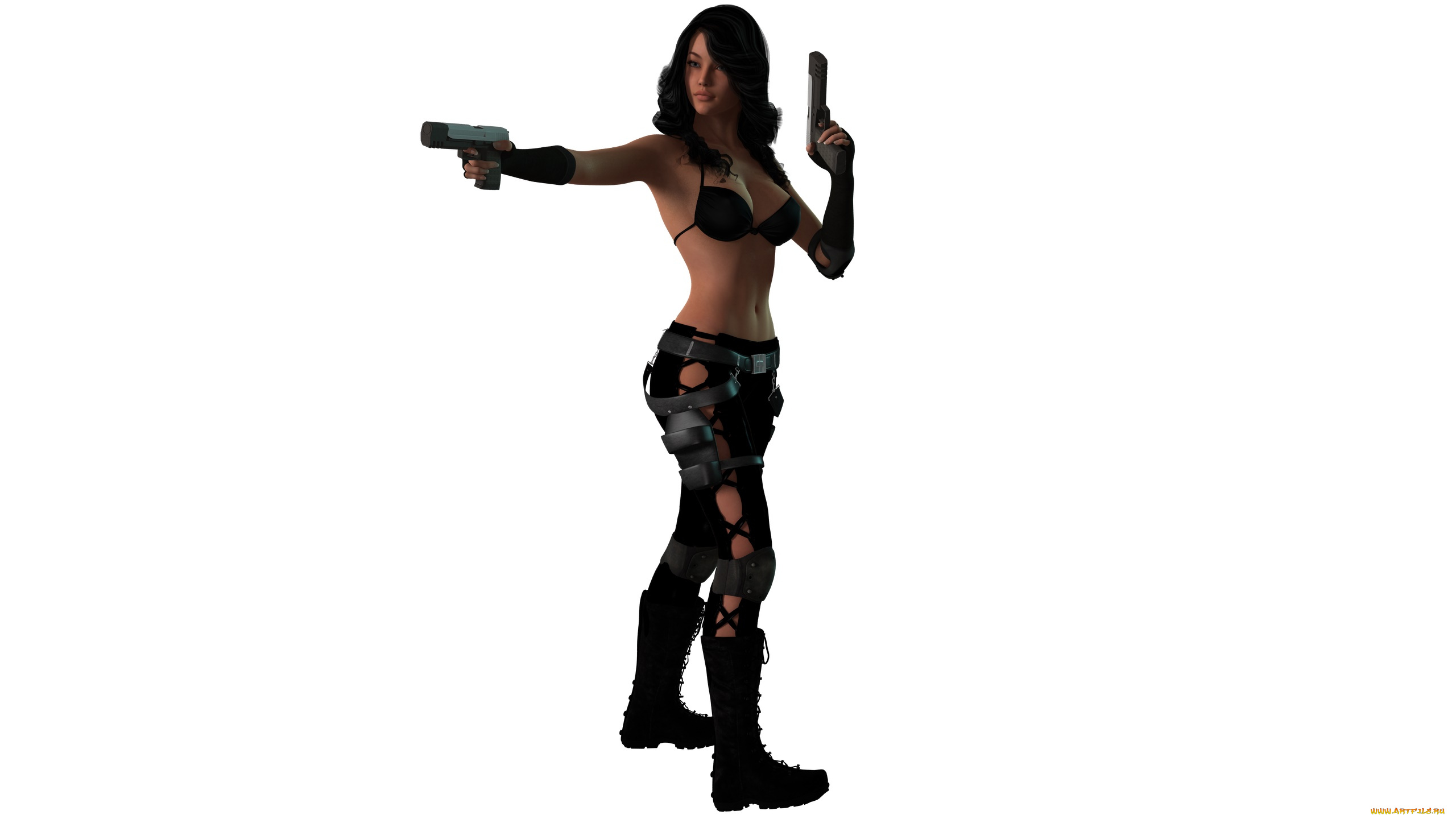 3д, графика, фантазия, , fantasy, оружие, фон, взгляд, девушка