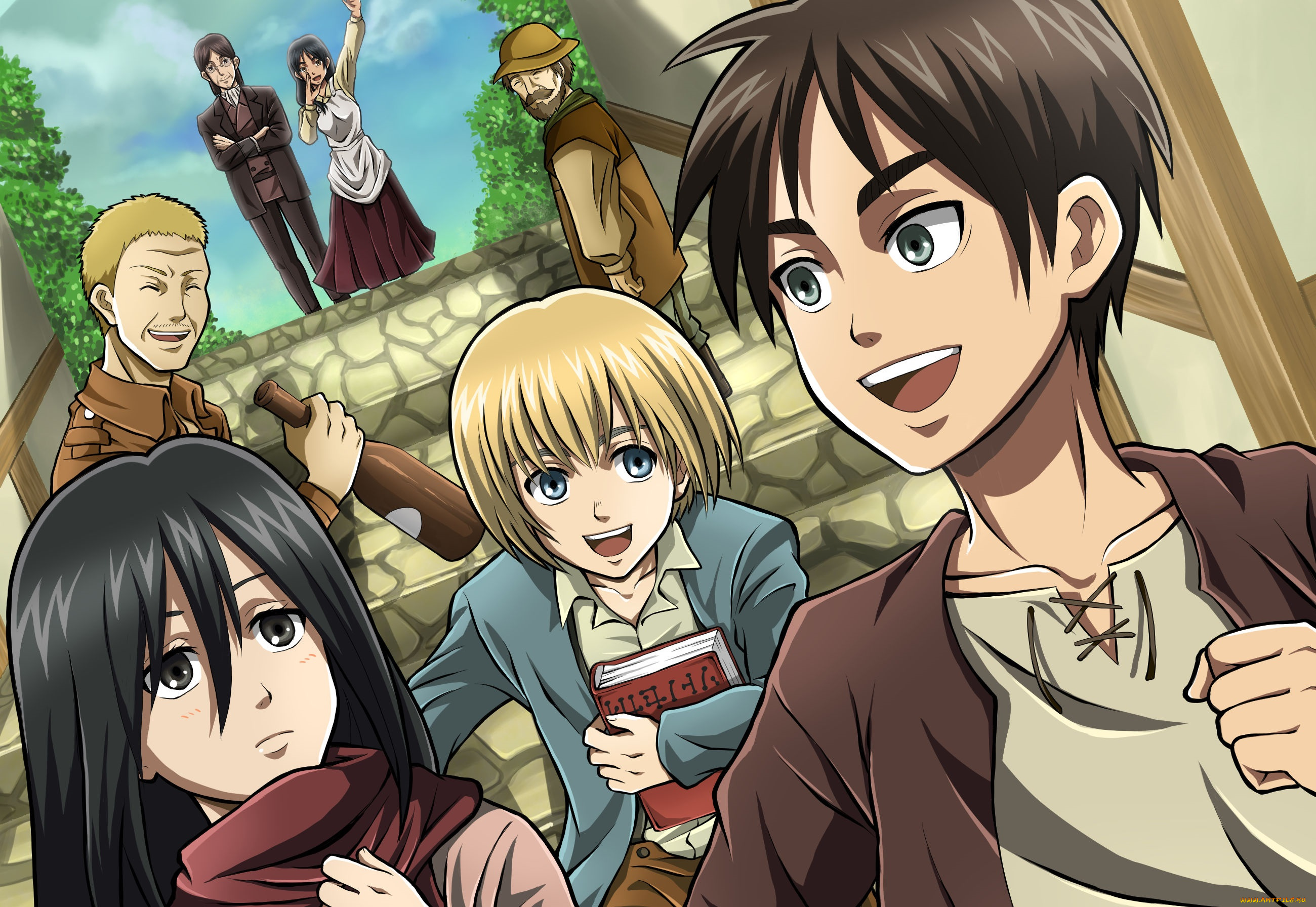 аниме, shingeki, no, kyojin, shingeki, no, kyojin