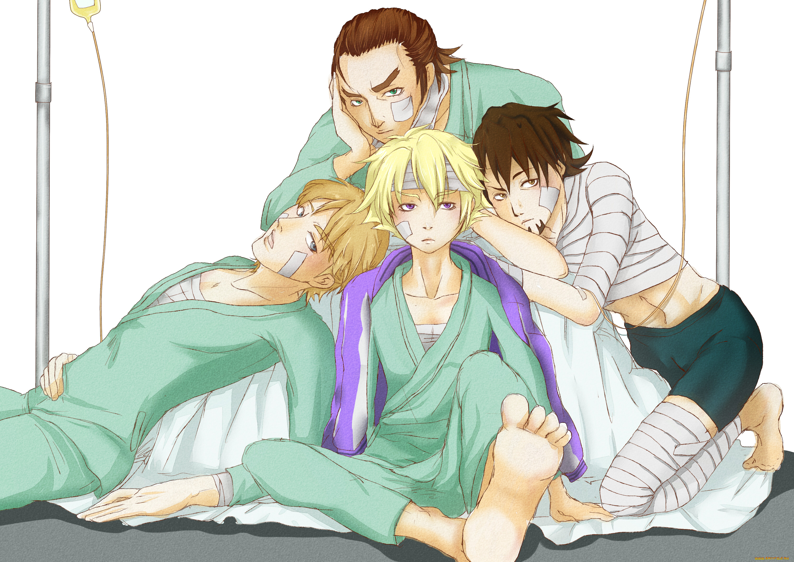 аниме, tiger, and, bunny, парни