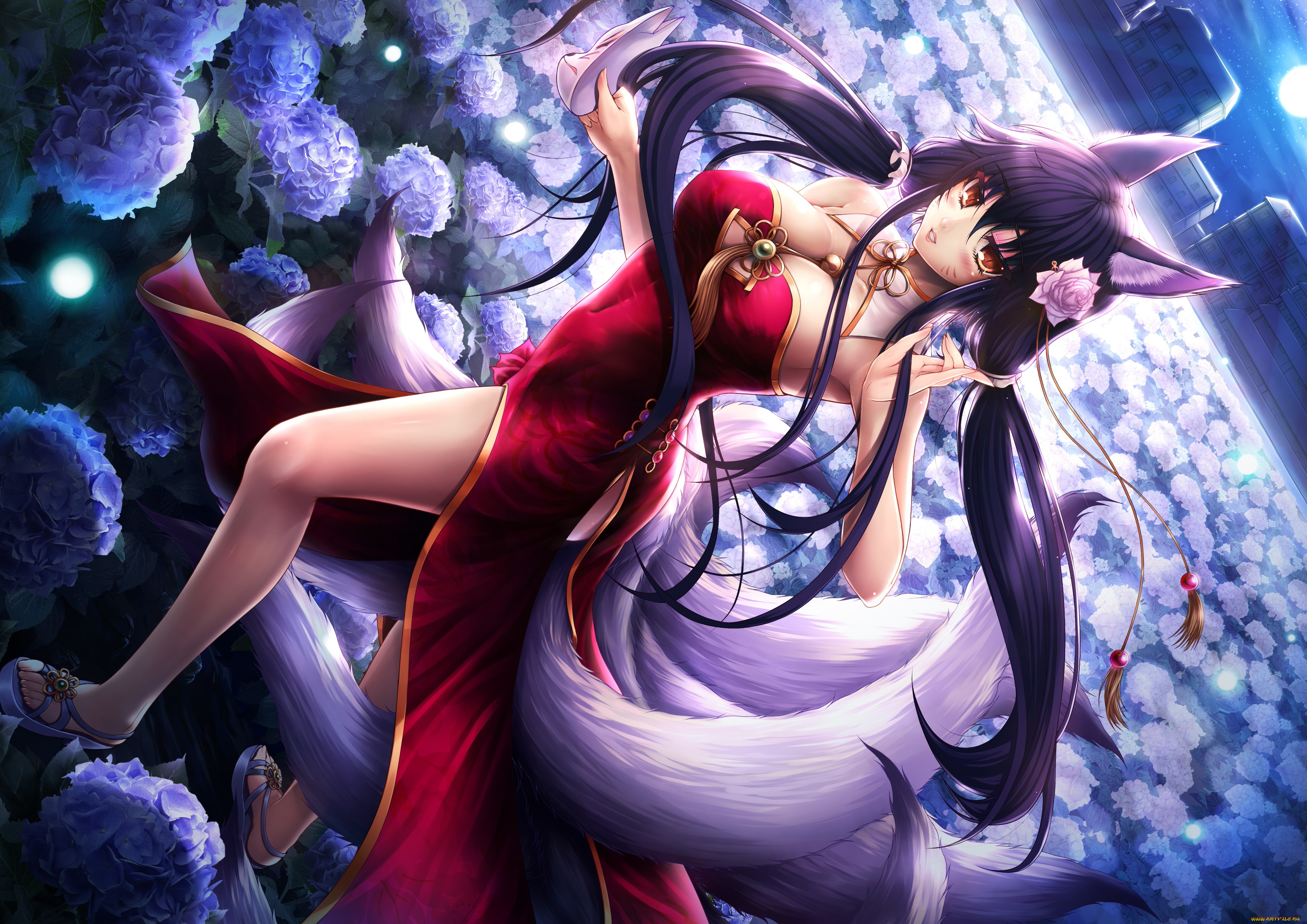 видео, игры, league, of, legends, ahri