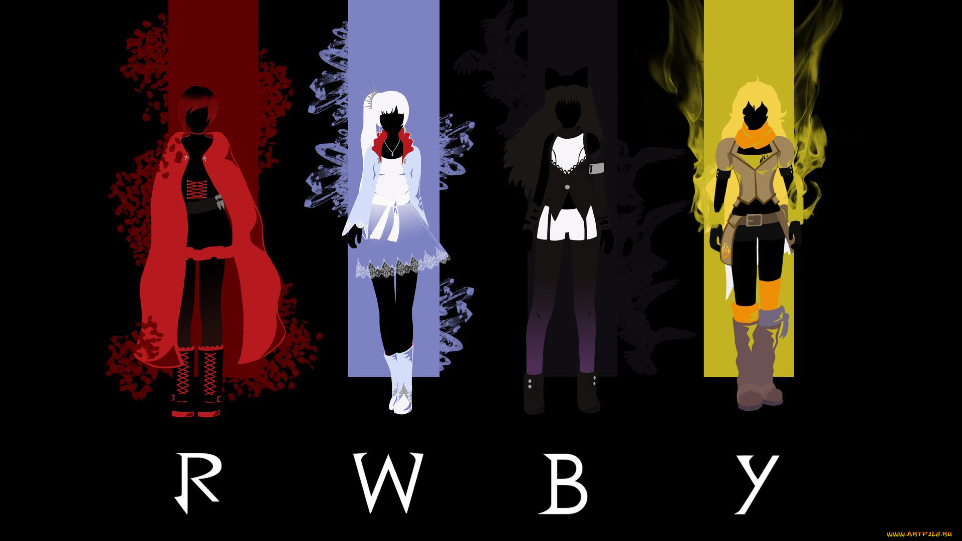 аниме, rwby, девушка