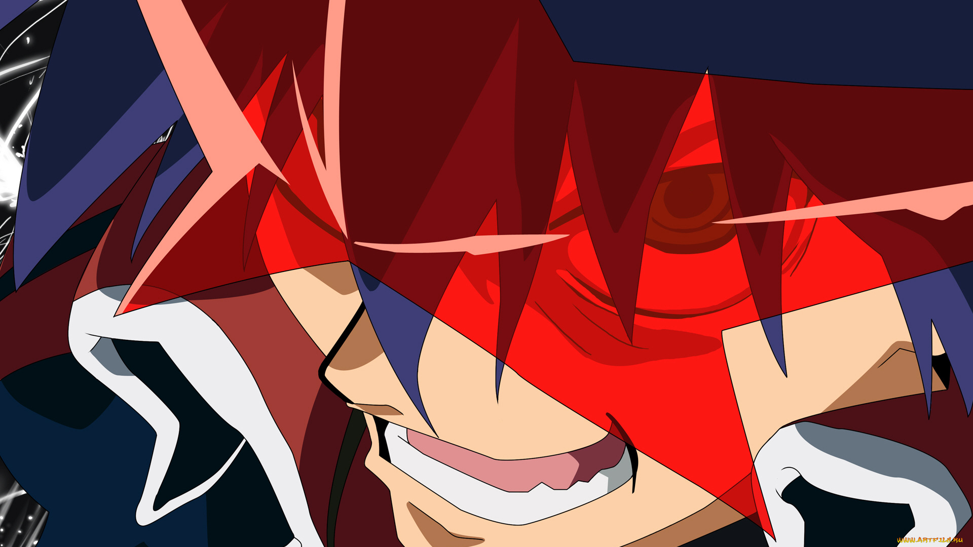 аниме, tengen, toppa, gurren-lagann, симон