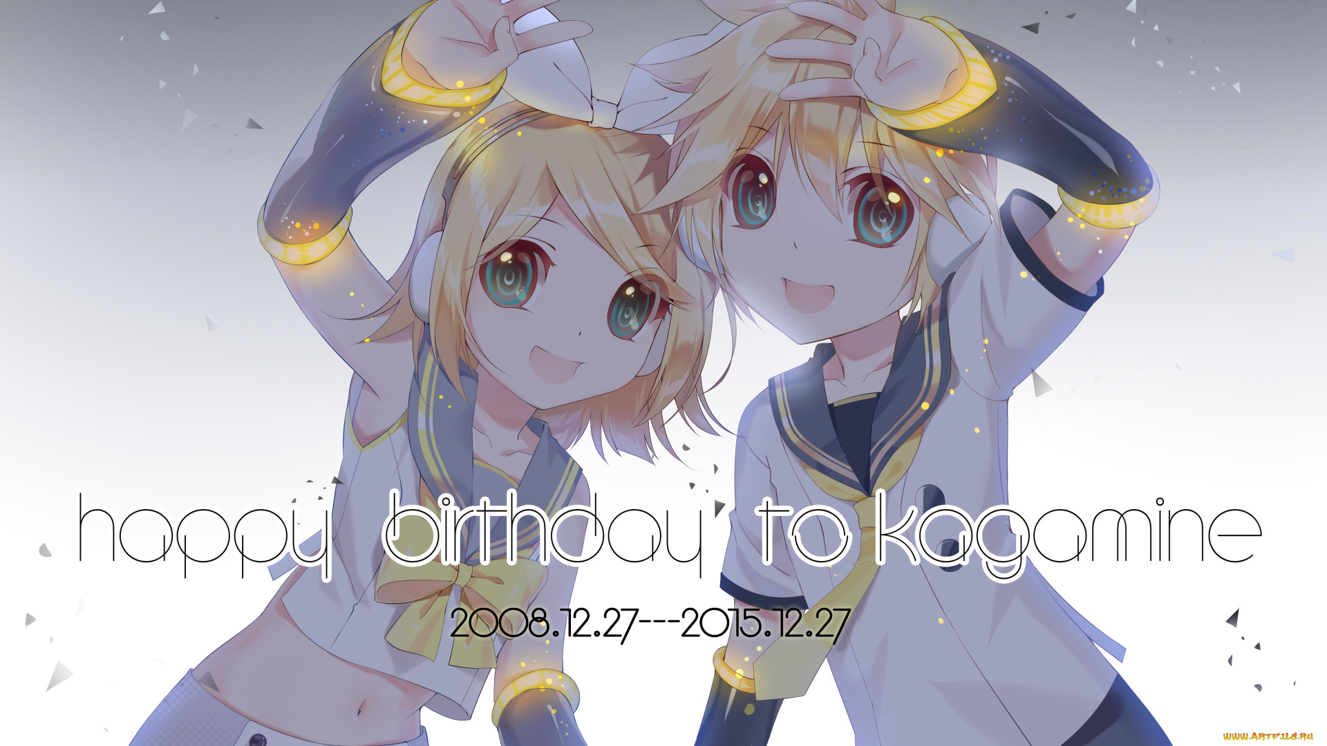аниме, vocaloid, kagamine, mirrors