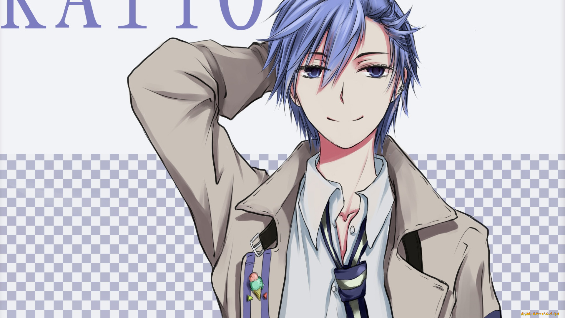 аниме, vocaloid, kaito