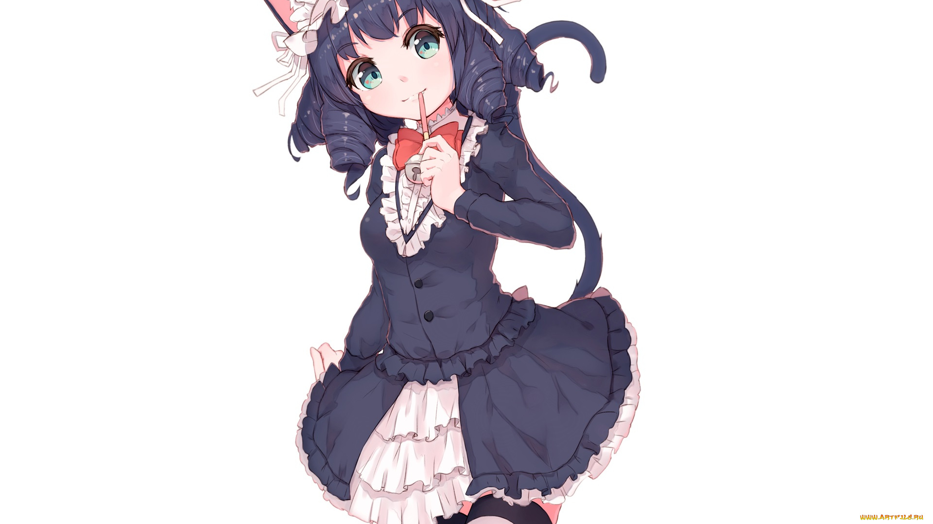 аниме, животные, , существа, девочка