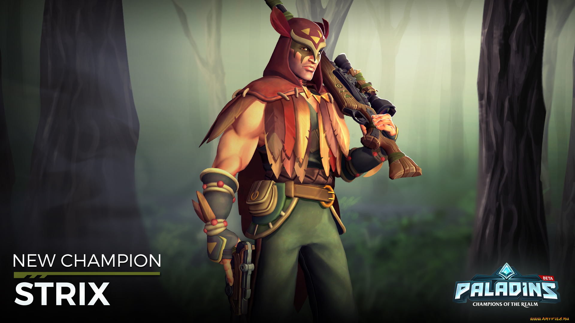 видео, игры, paladins, action, онлайн, шутер