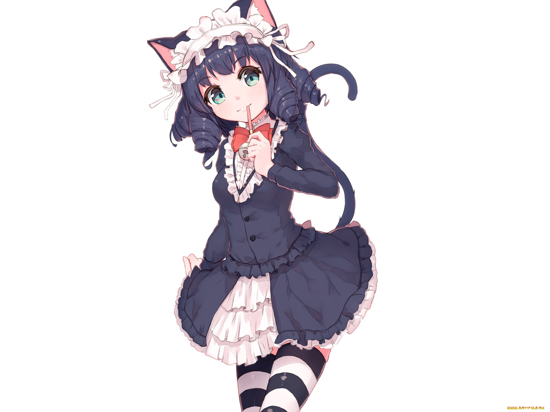 аниме, животные, , существа, девочка