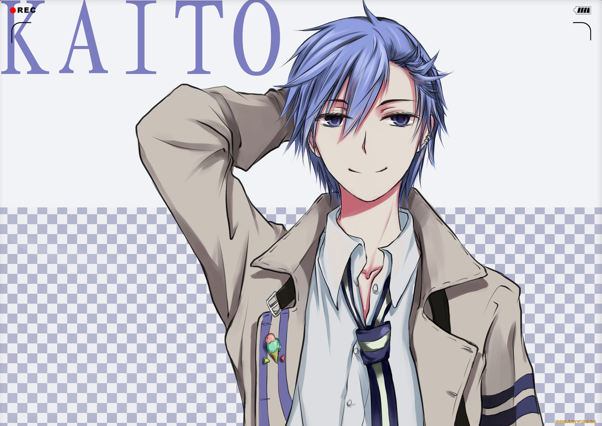 аниме, vocaloid, kaito