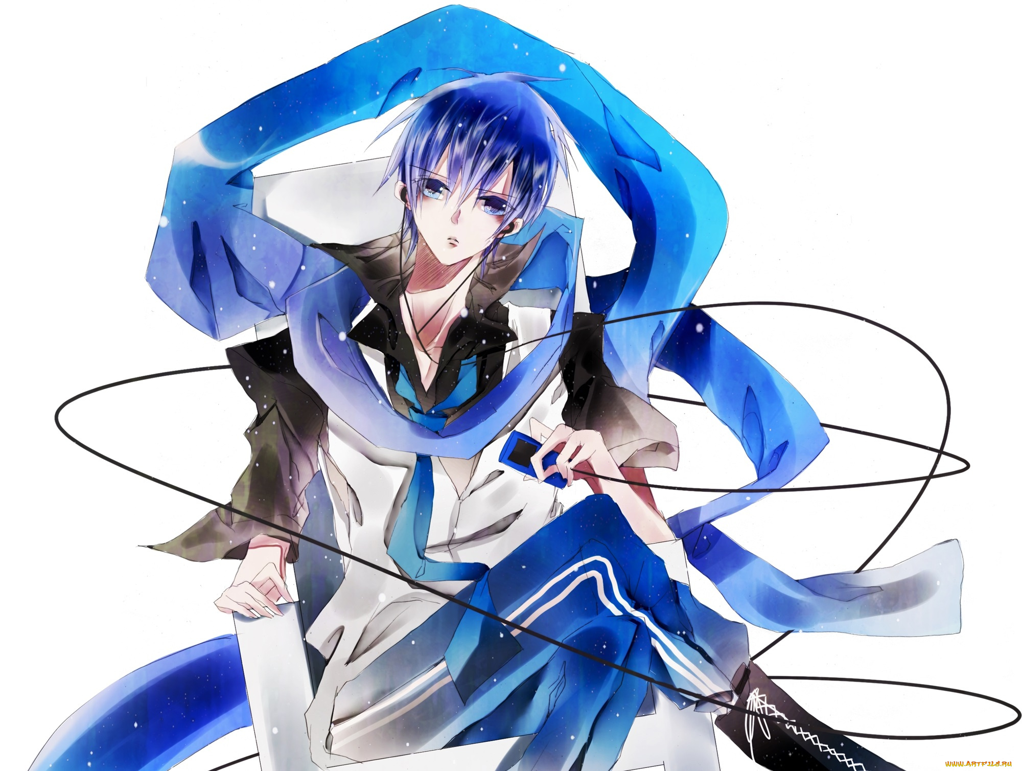аниме, vocaloid, kaito