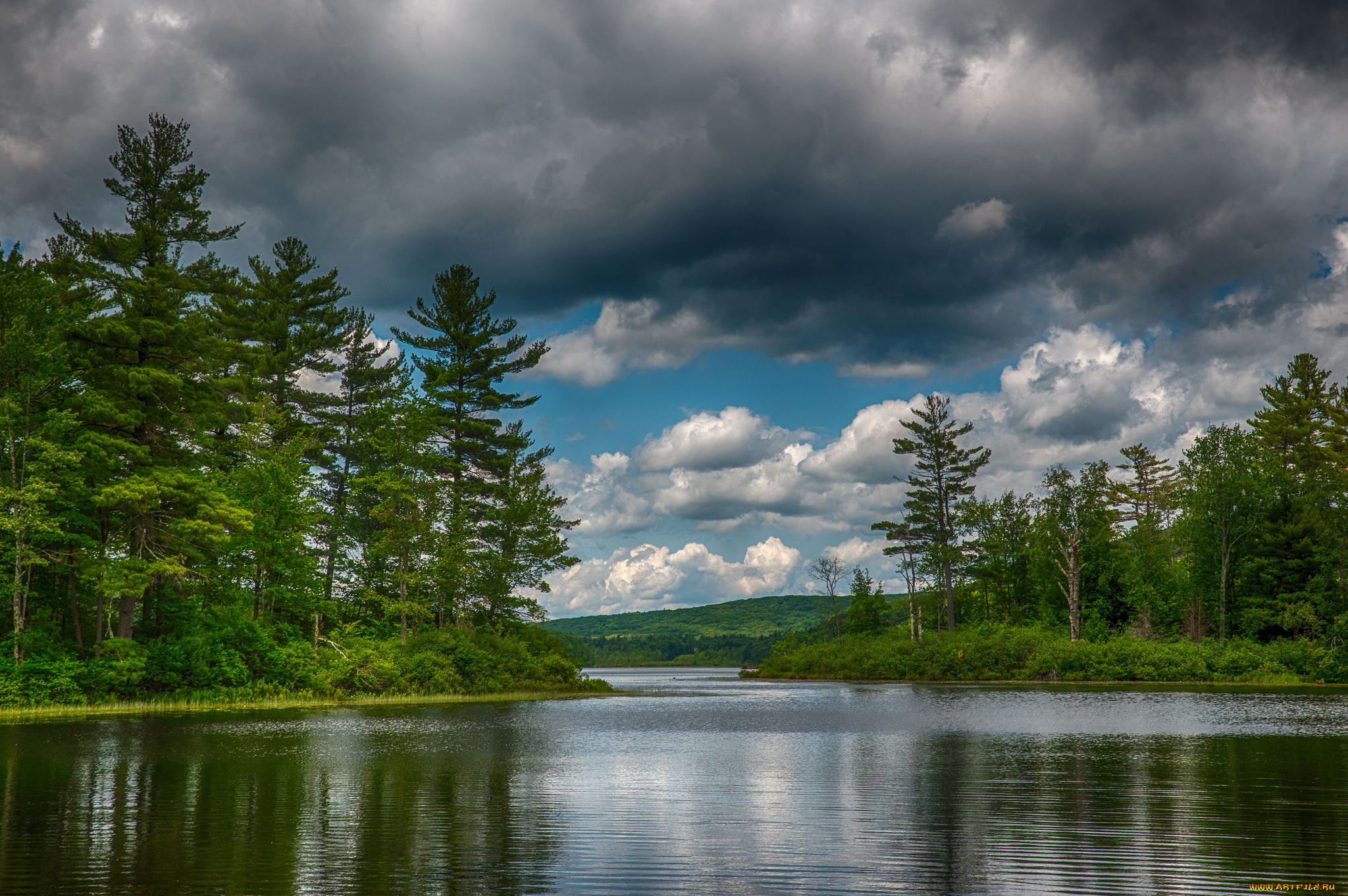 природа, реки, озера, простор