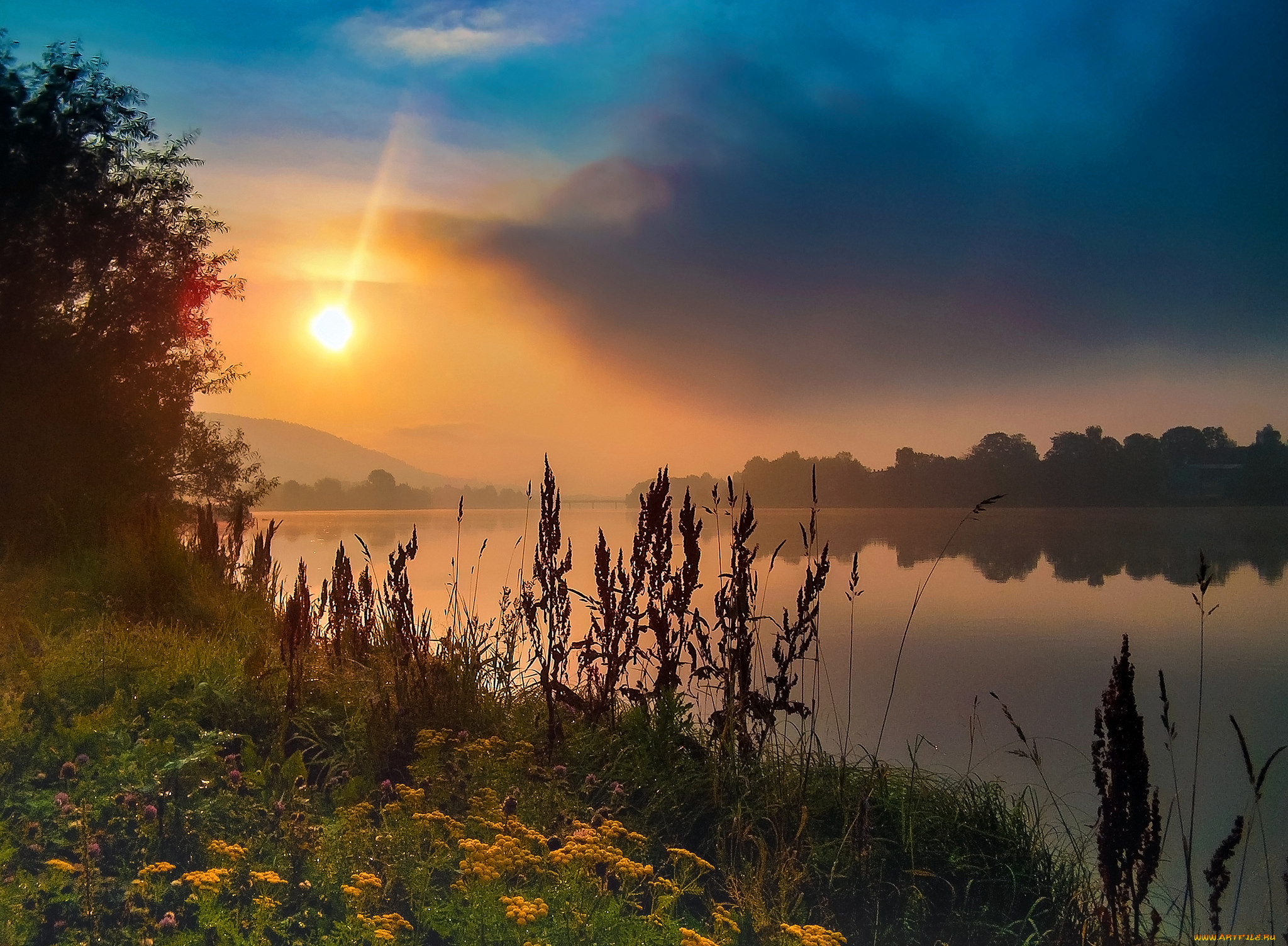 природа, восходы, закаты, простор