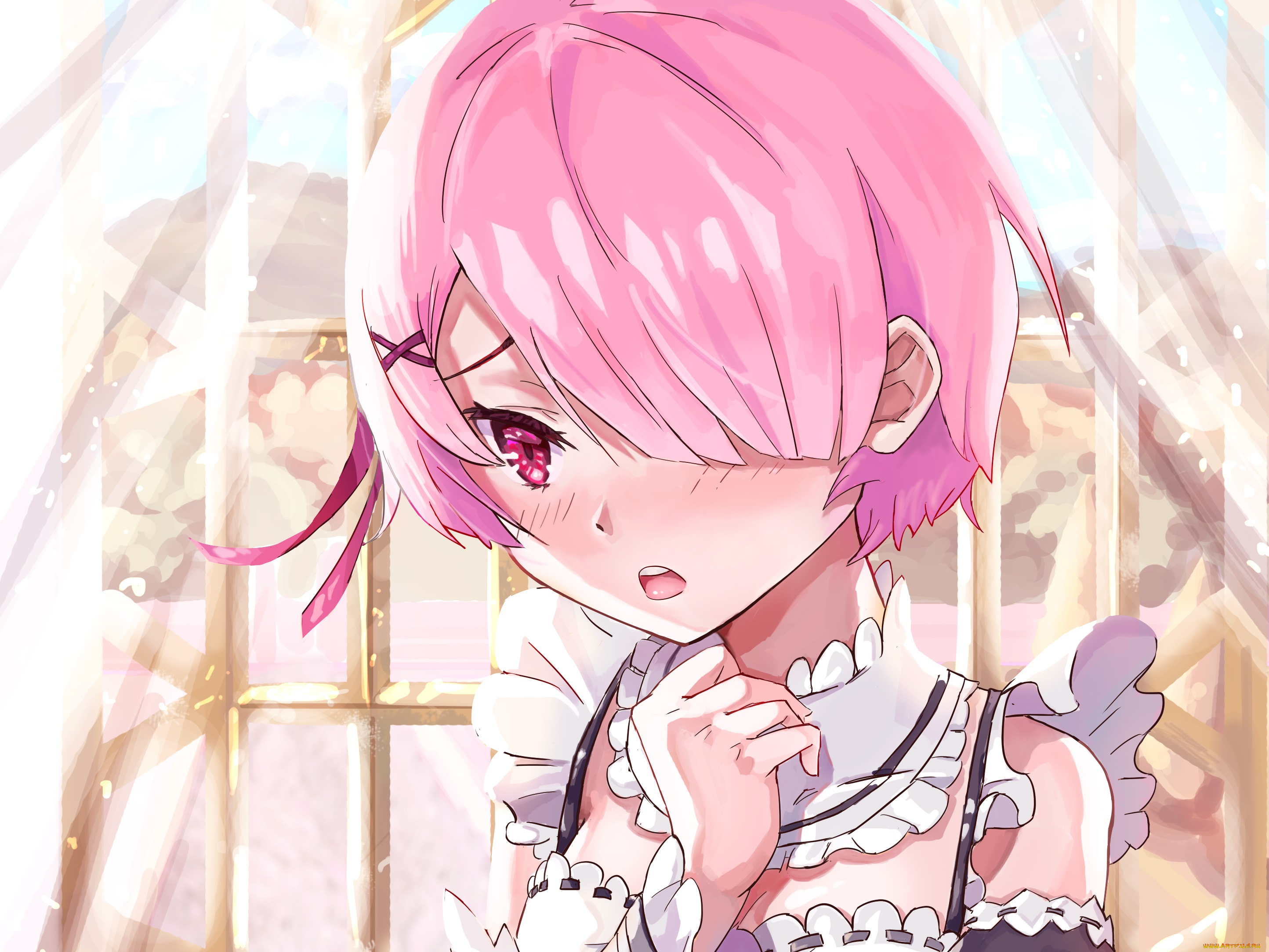 аниме, re, , zero, kara, hajimeru, isekai, seikatsu, девушка