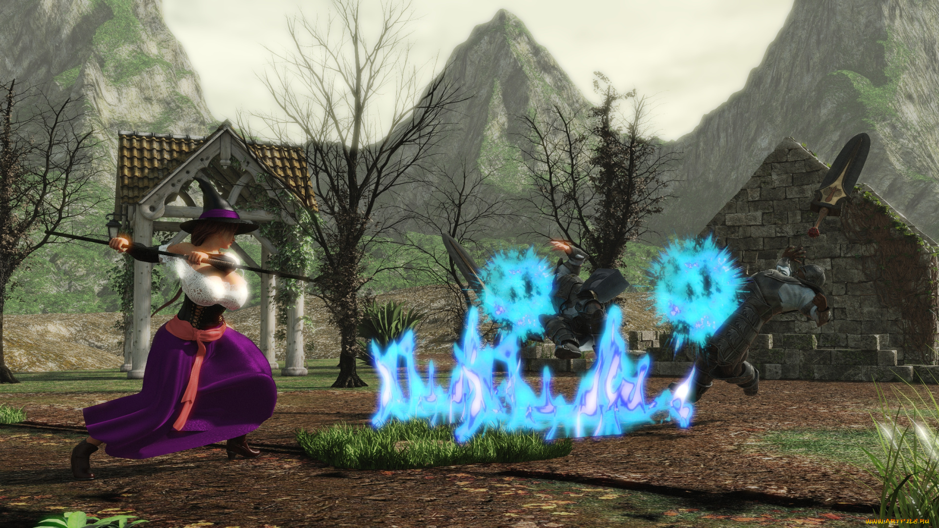 3д, графика, фантазия, , fantasy, девушка, фон, взгляд