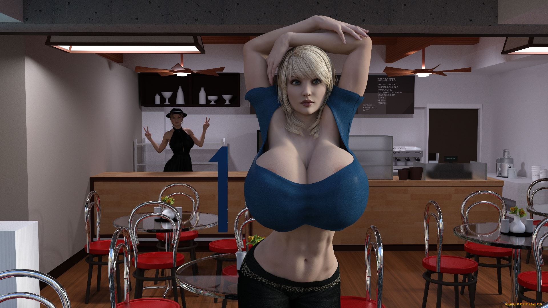 3д, графика, люди, , people, девушка, фон, взгляд