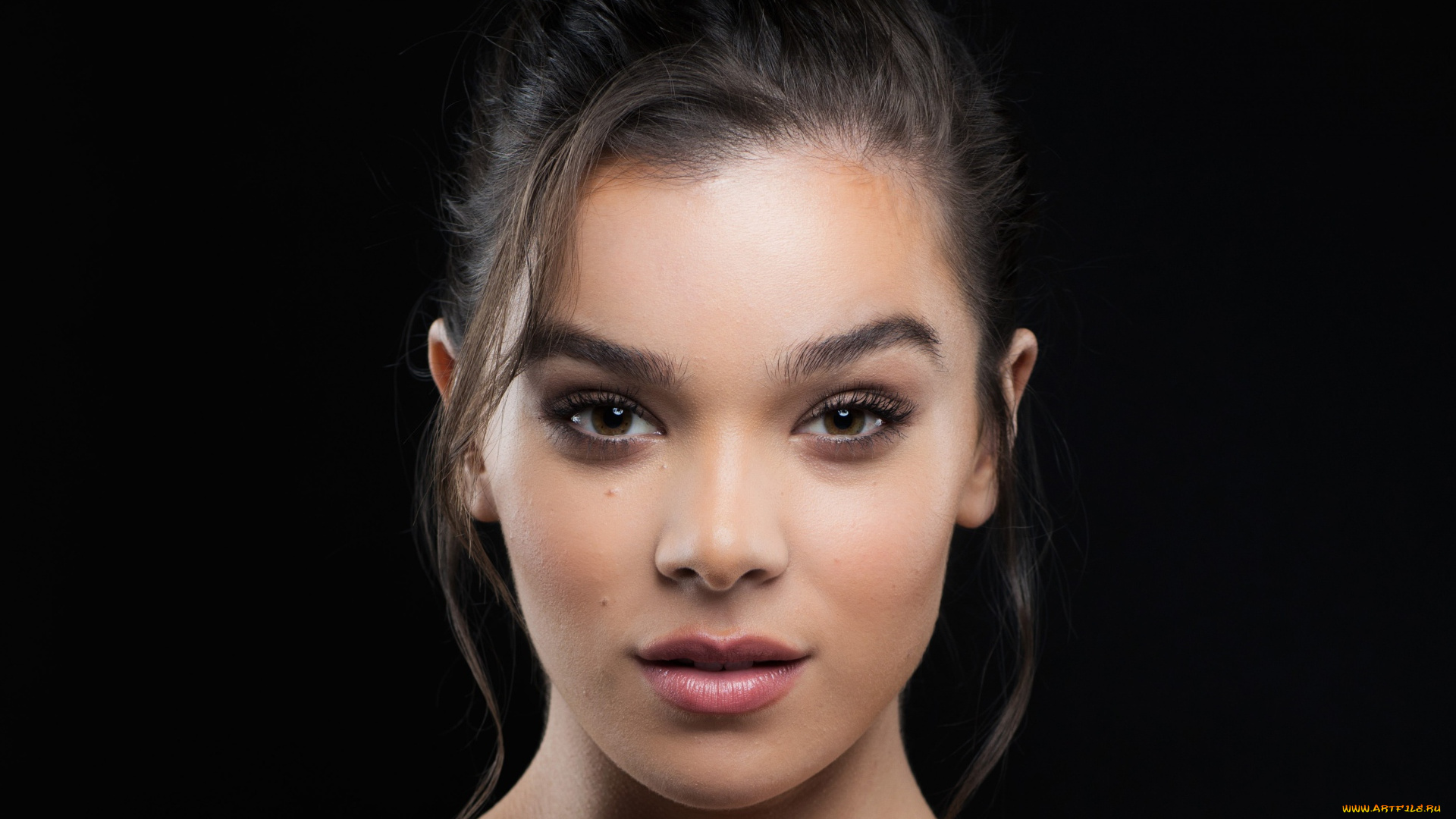 девушки, hailee, steinfeld, лицо, шатенка, актриса