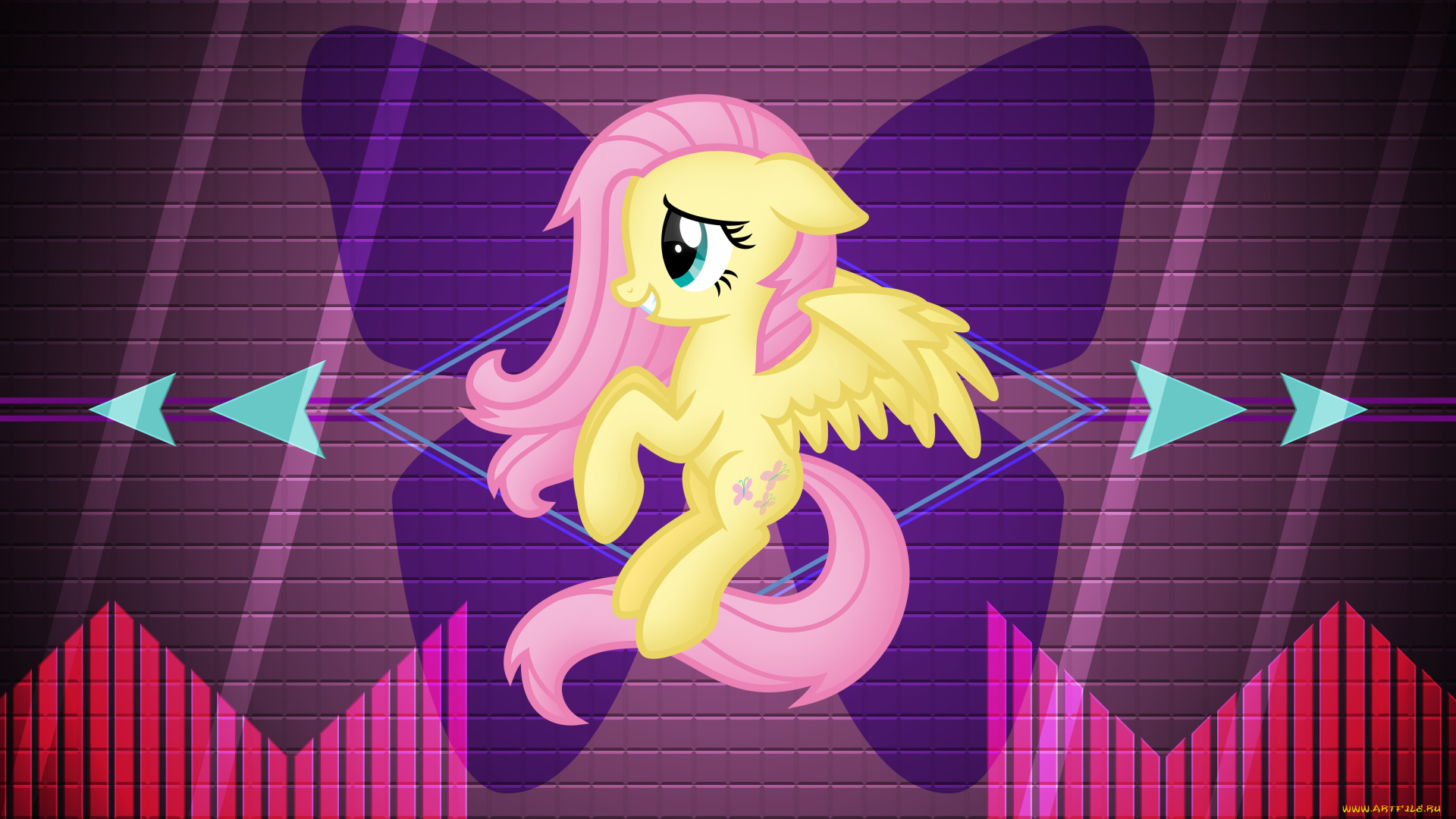 мультфильмы, my, little, pony, фон, пони