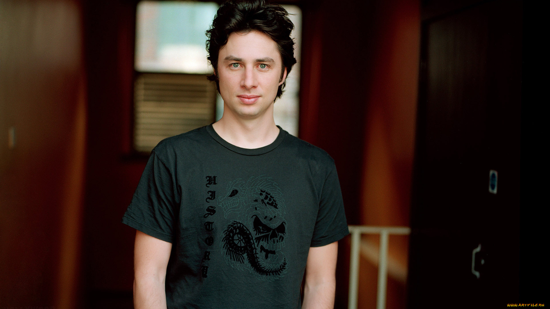 мужчины, zach, braff, футболка, zachary, israel, braff, актер