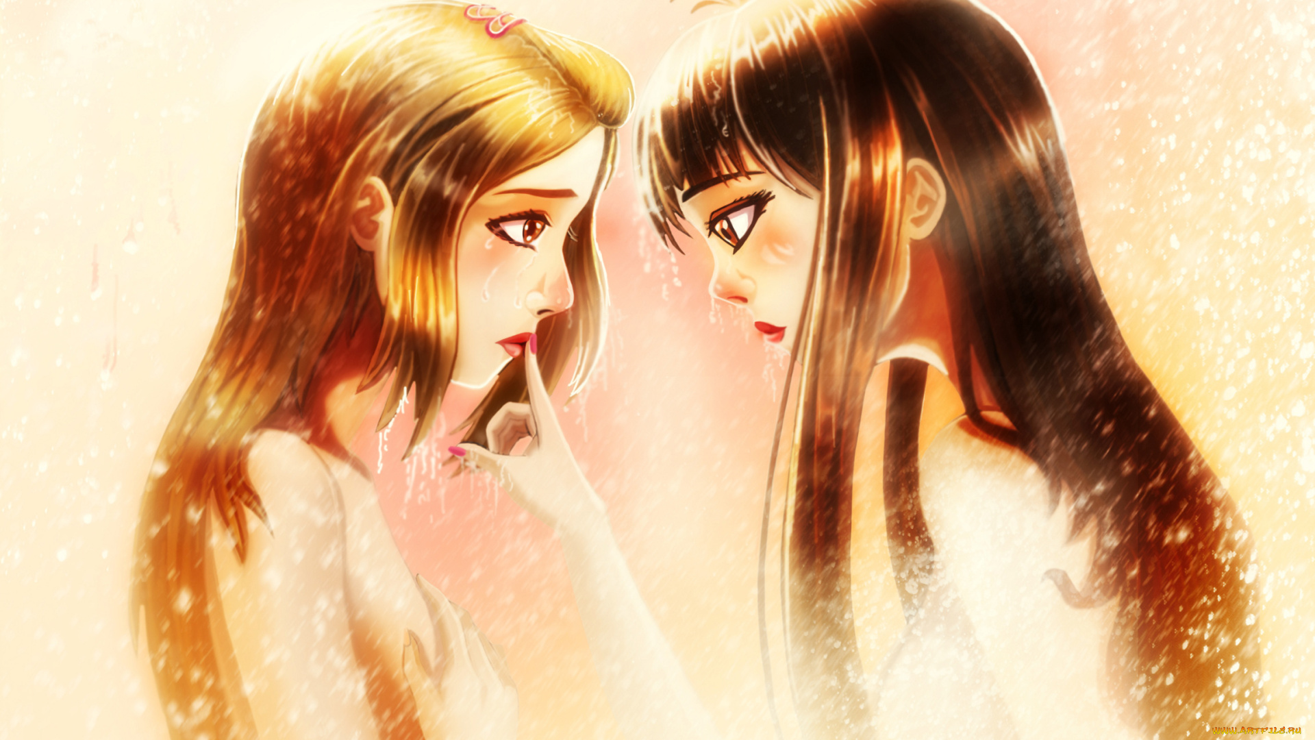 разное, арты, взгляд, девушки, фон